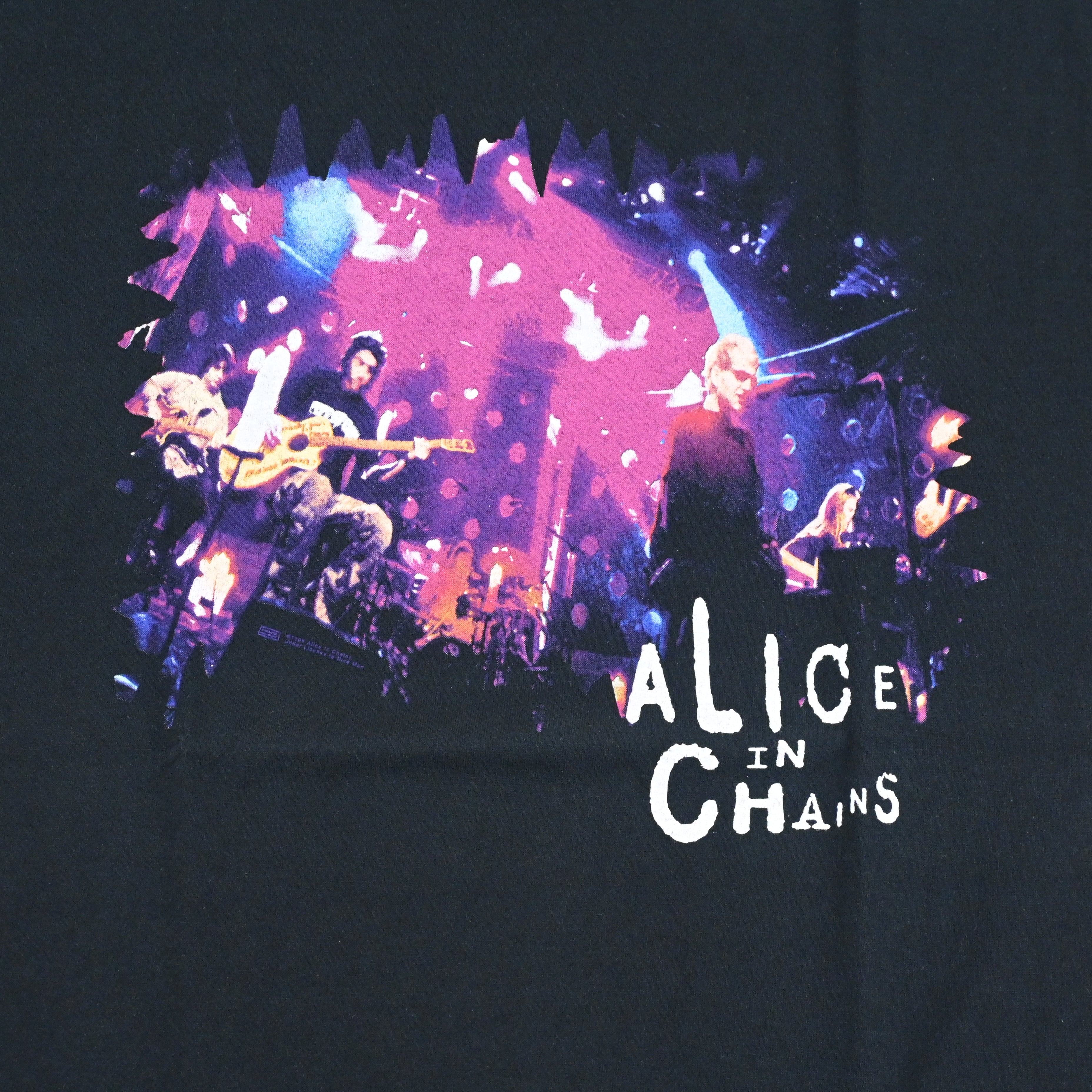 90's ALICE IN CHAINS MTV UNPLUGGED T-SHIRT SIZE L