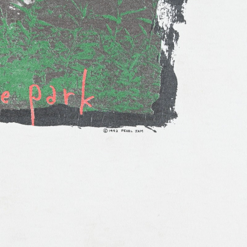 1992© PEARL JAM "DROP IN THE PARK" T-SHIRT SIZE XL