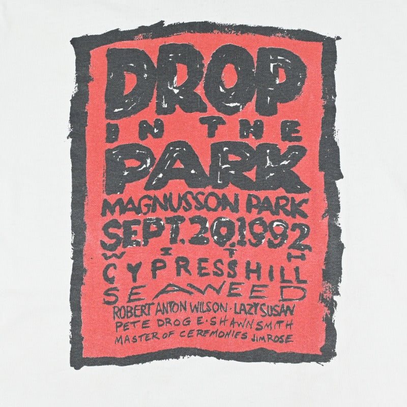 1992© PEARL JAM "DROP IN THE PARK" T-SHIRT SIZE XL