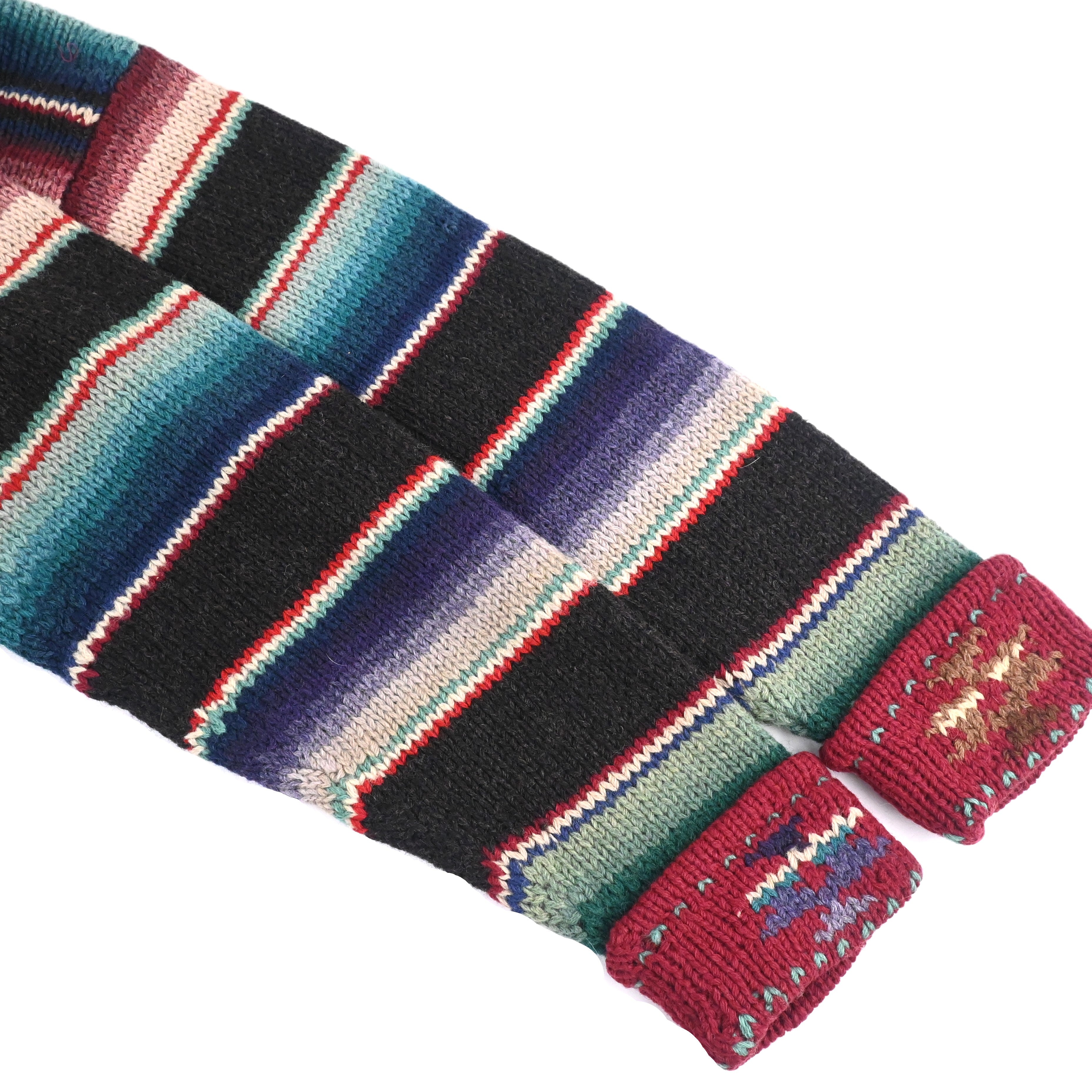 90's Ralph Lauren Native Border Hand Knitted Shawl Collar Cardigan Size L