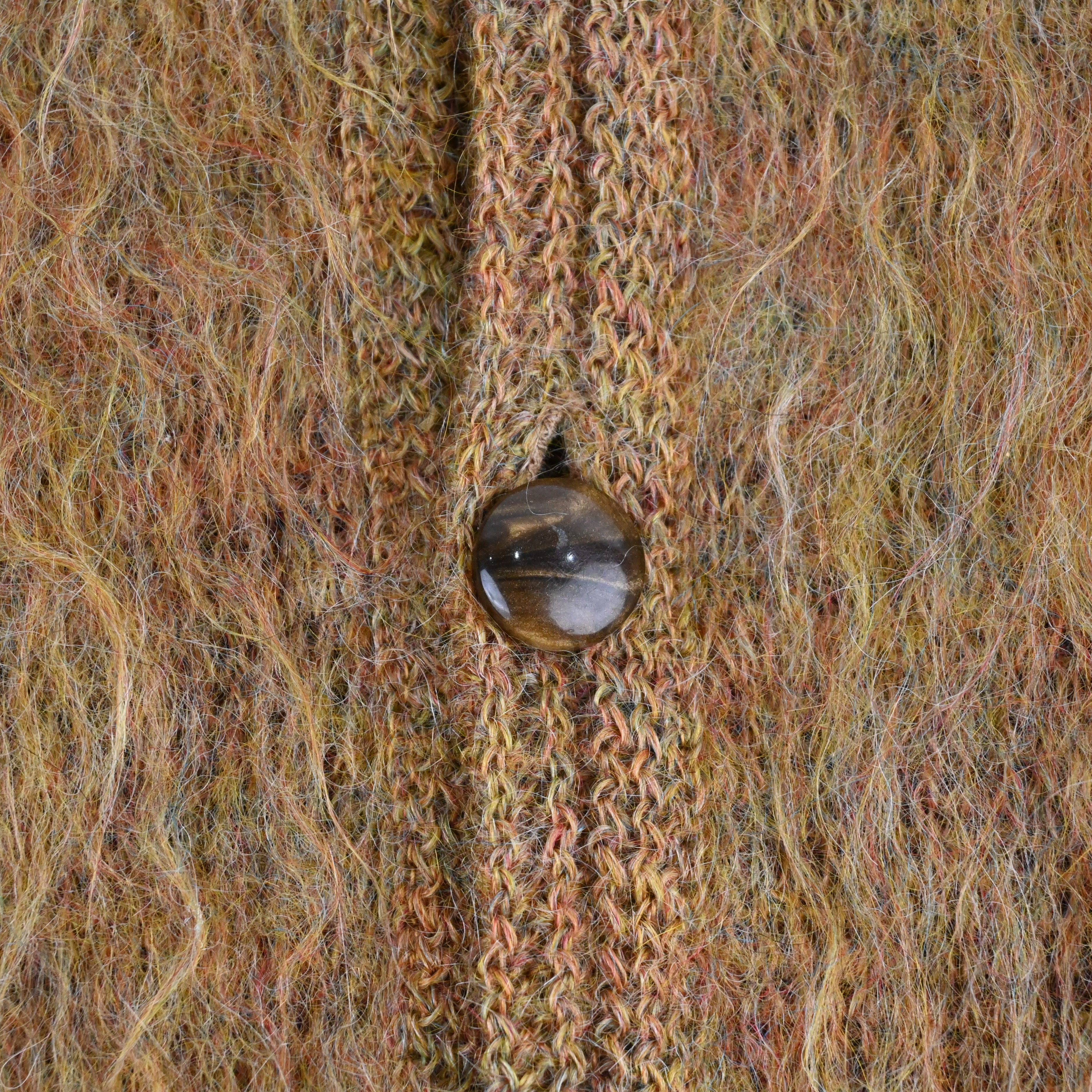 60's RAMS SHAGGY MOHAIR CARDIGAN SIZE M