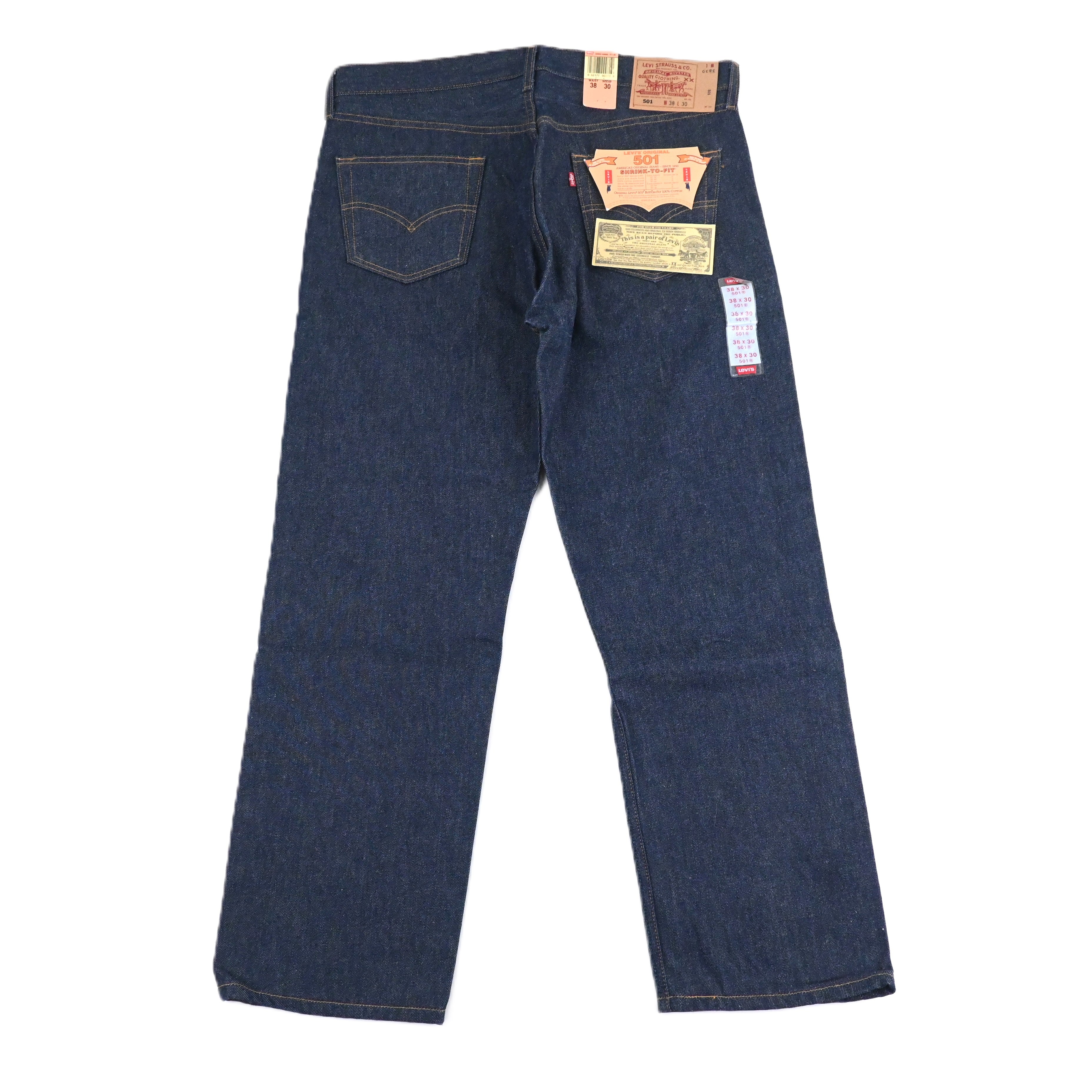 01 Levi's 501-0000 DEAD STOCK Size W38 L30
