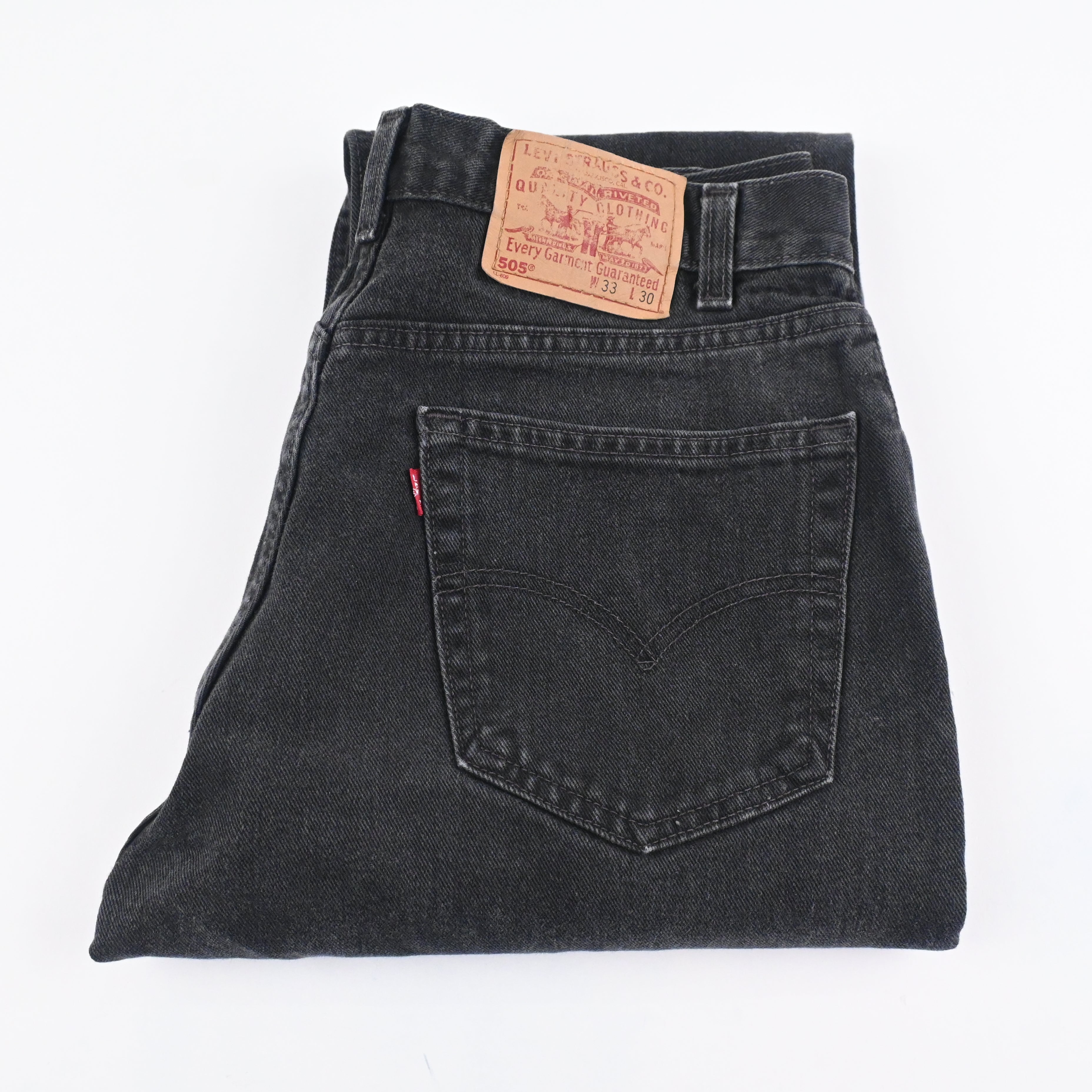 90's Levi's 505-0260 Black Size W32 L29