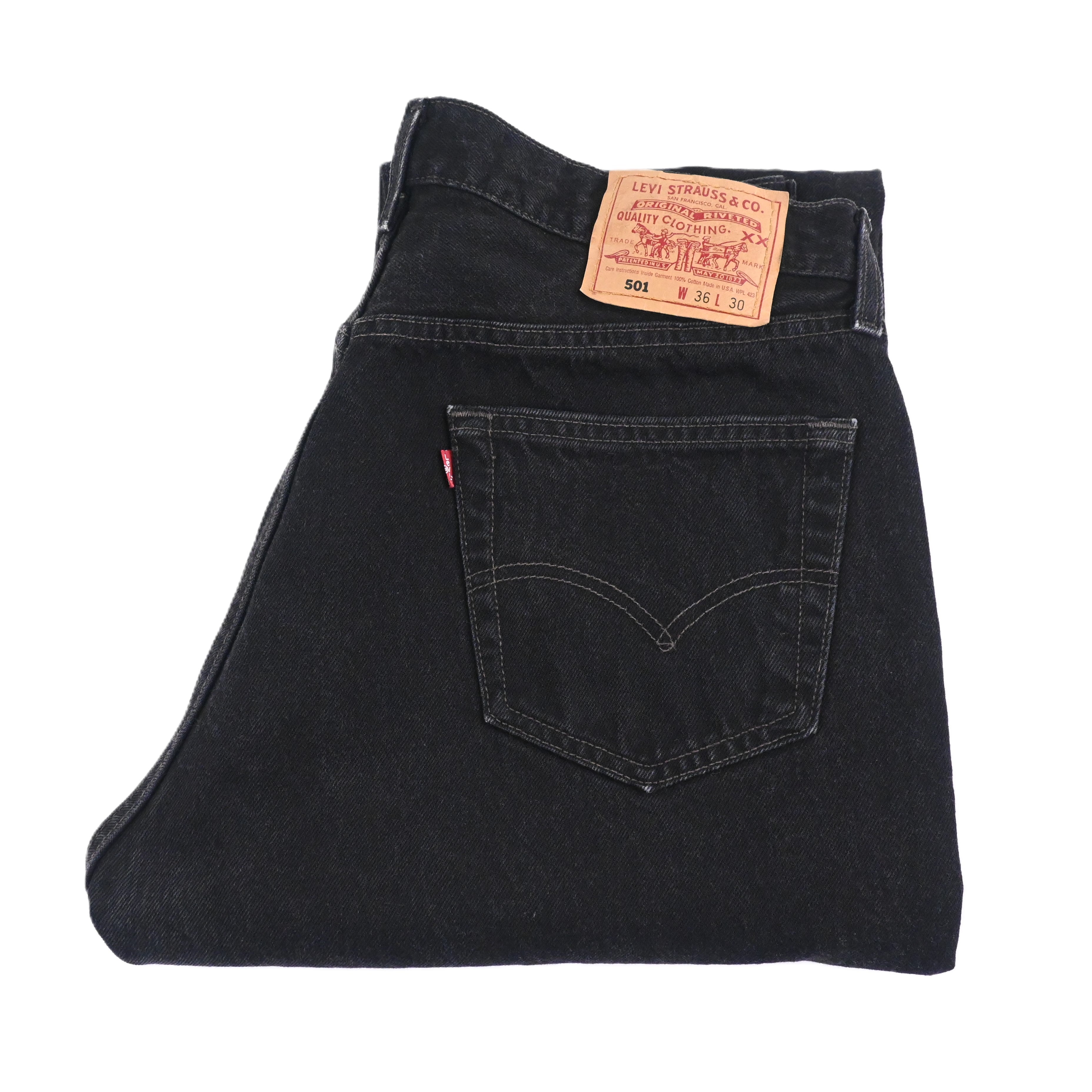 '97 Levi's 501-0660 Black Size W35 L30