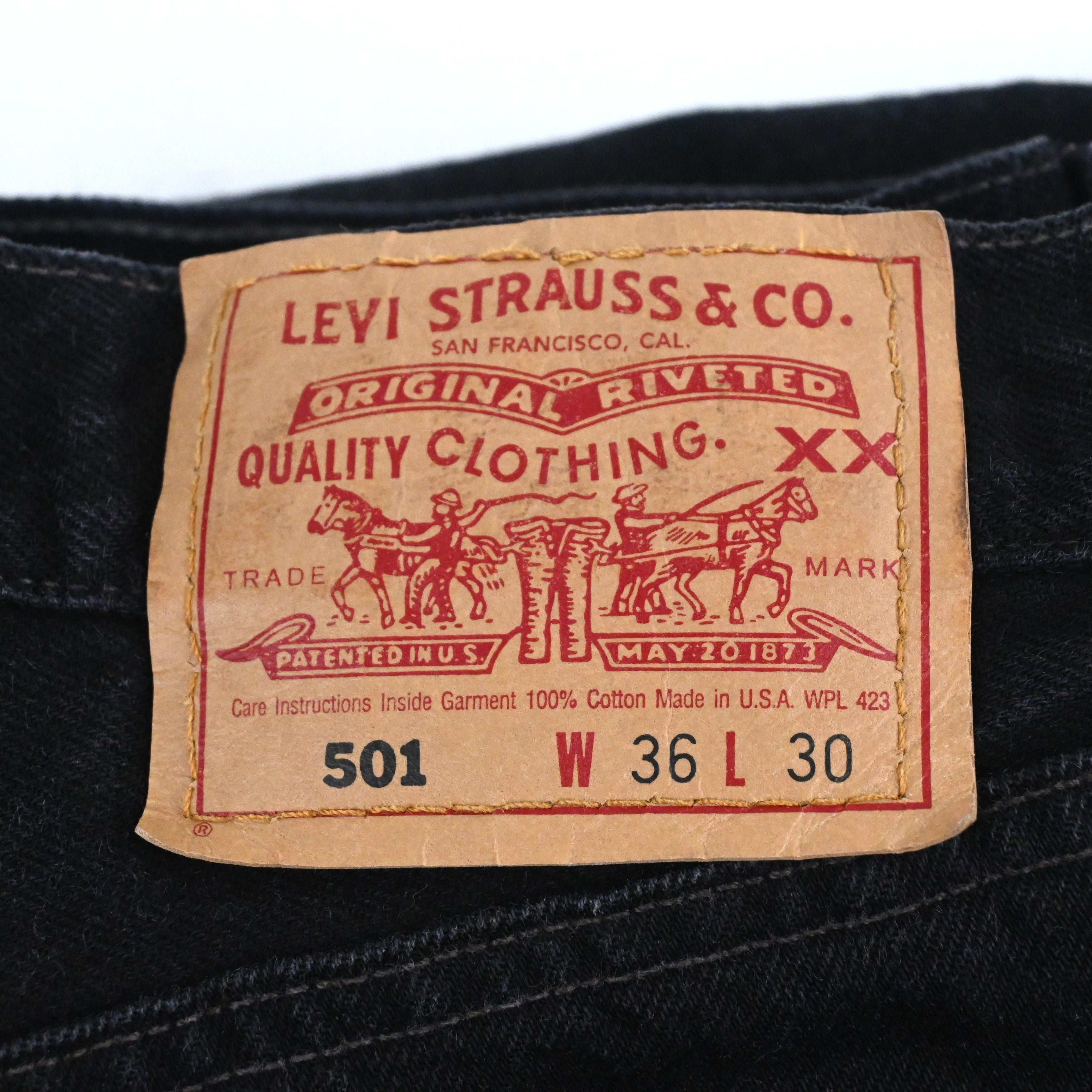 '97 Levi's 501-0660 Black Size W35 L30