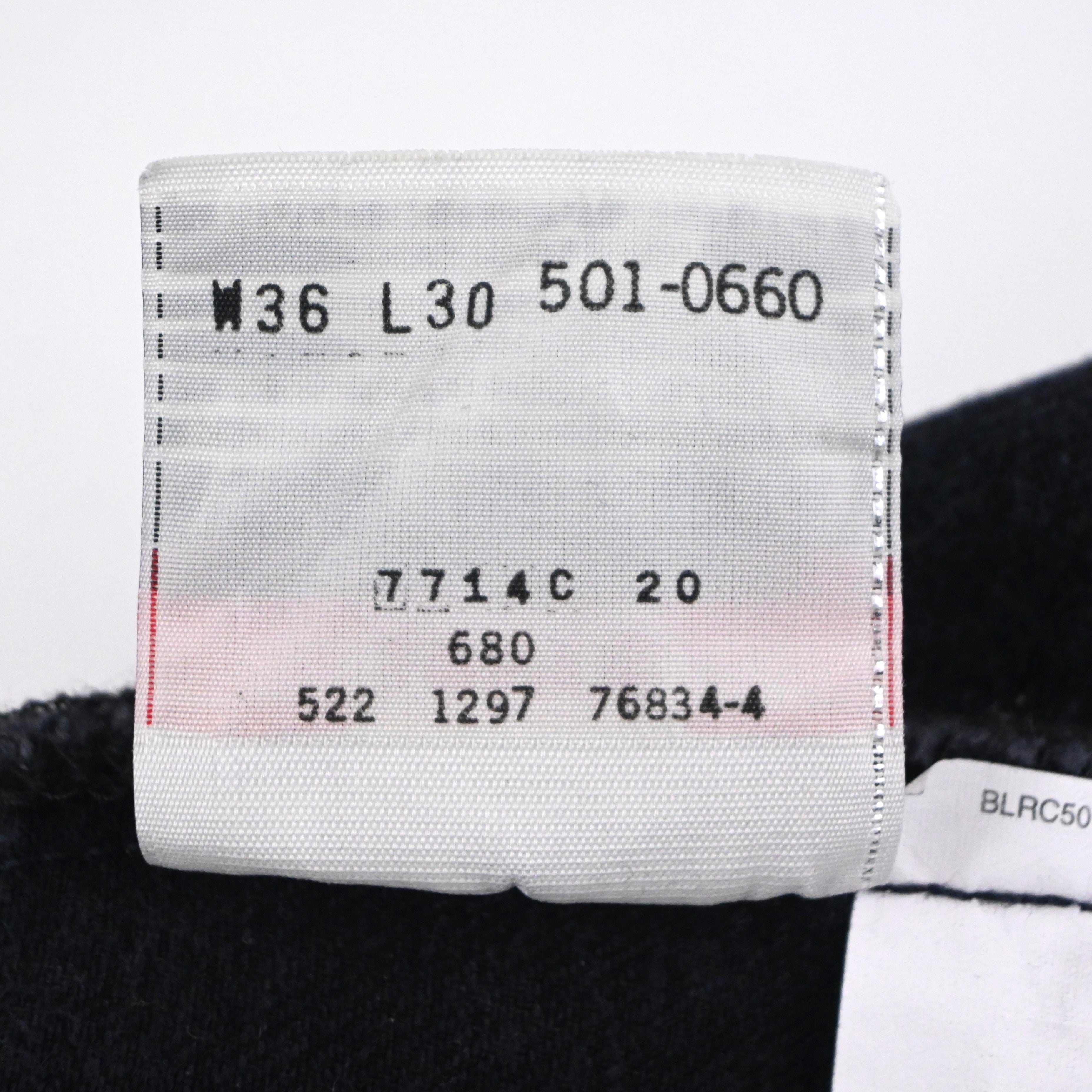 '97 Levi's 501-0660 Black Size W35 L30