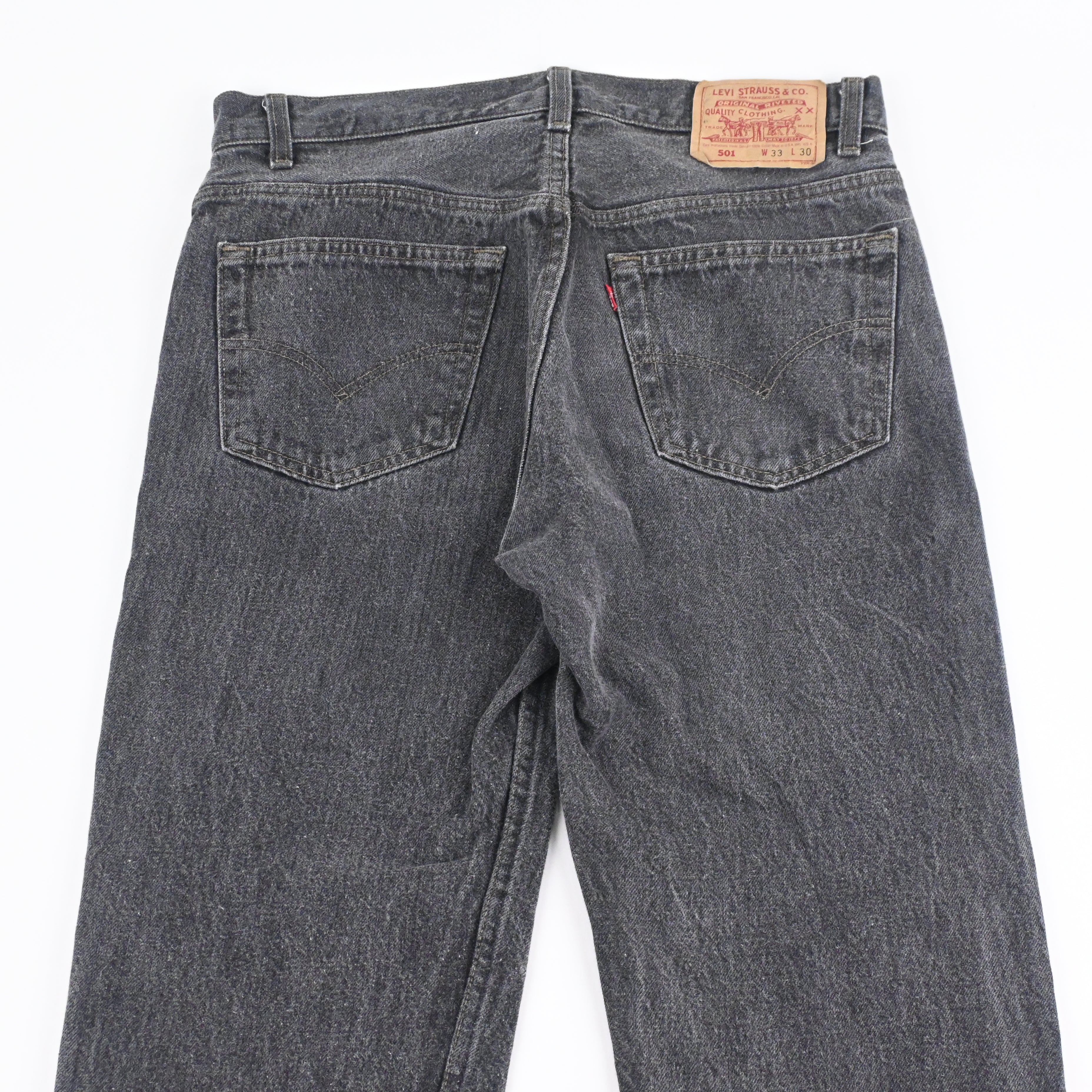 92 Levi's 501-0658 Black Size W33 L30