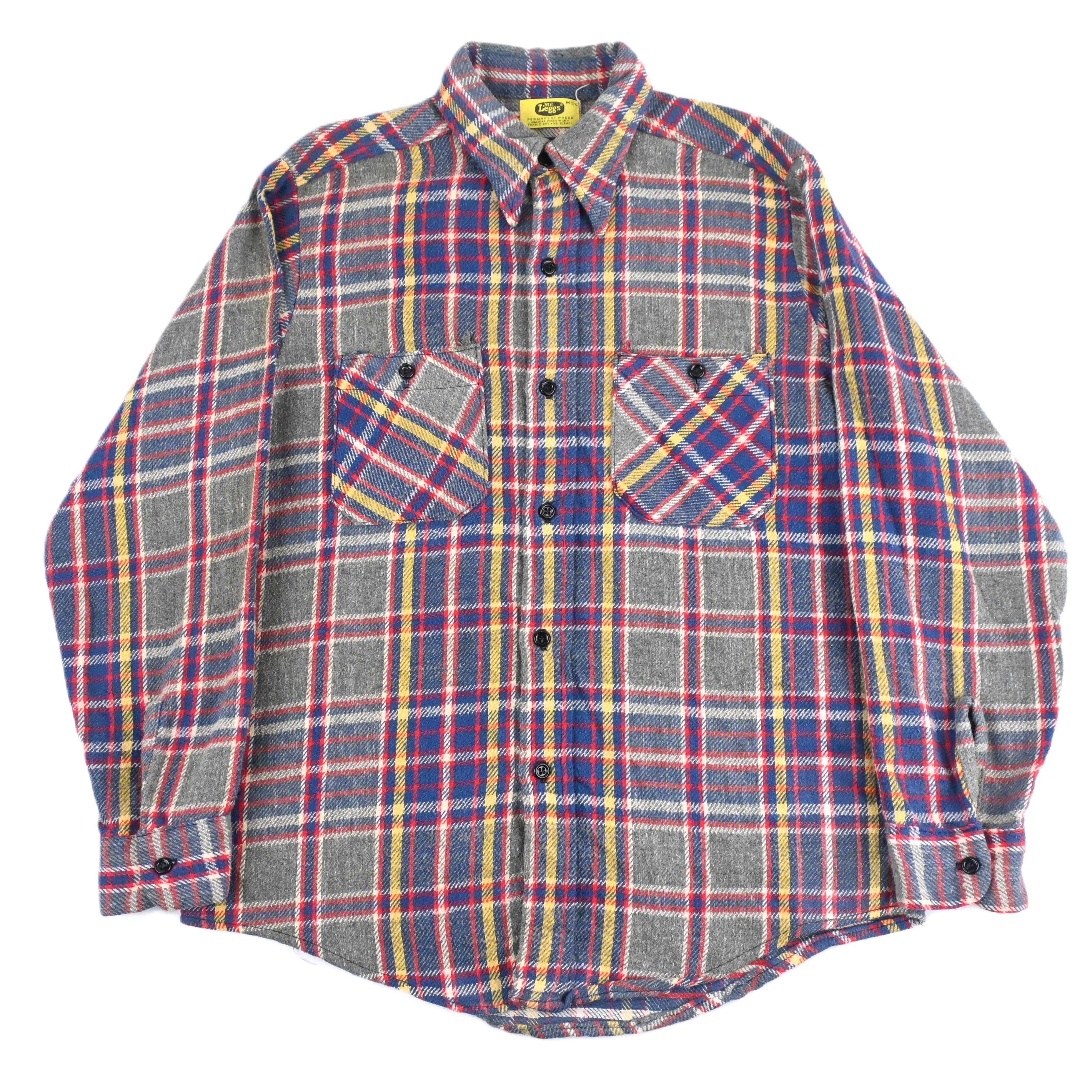 70's~ Leggs FLANNEL L/S SHIRT SIZE M