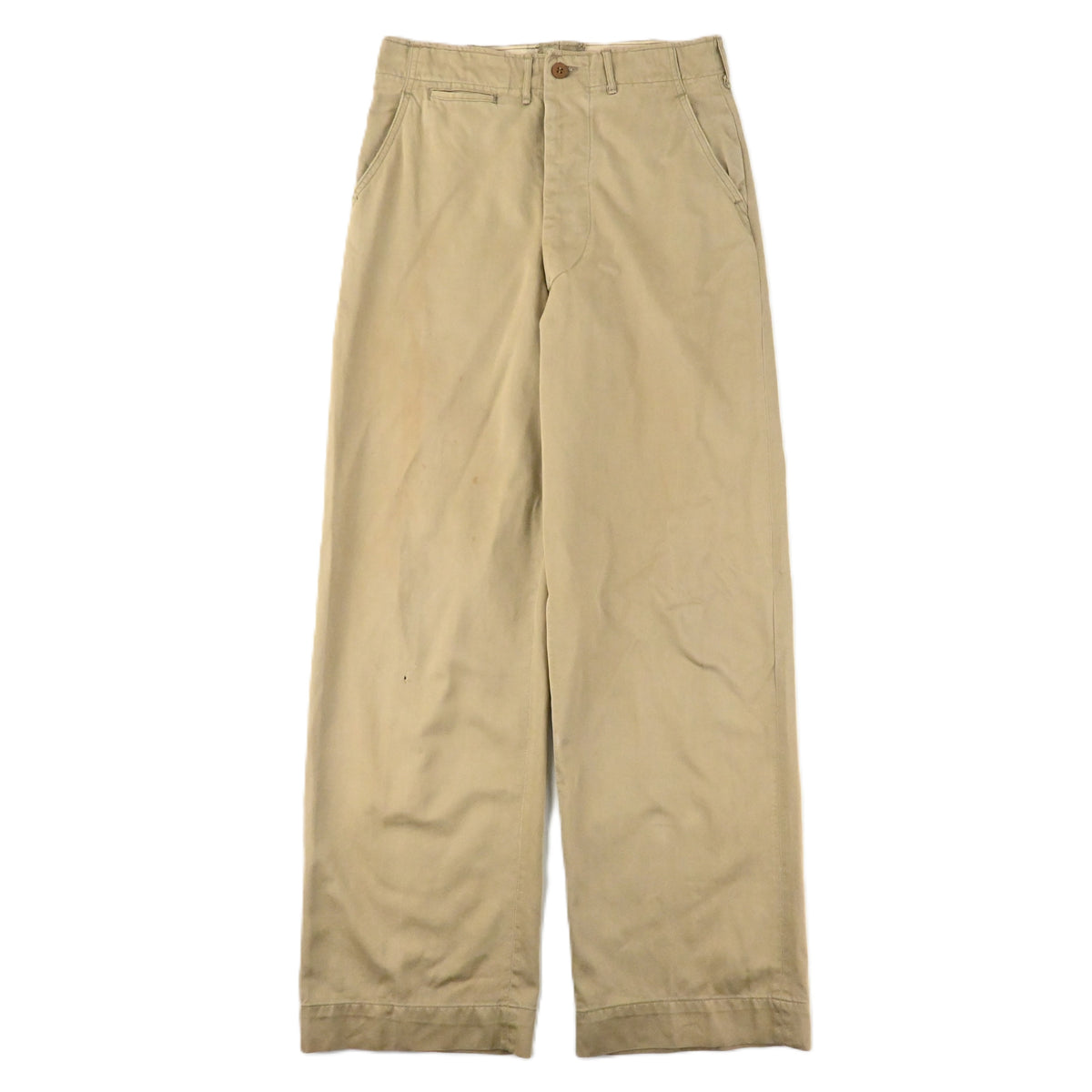 40’s 45KHAKI CHINO TROUSERS SIZE W30 L31