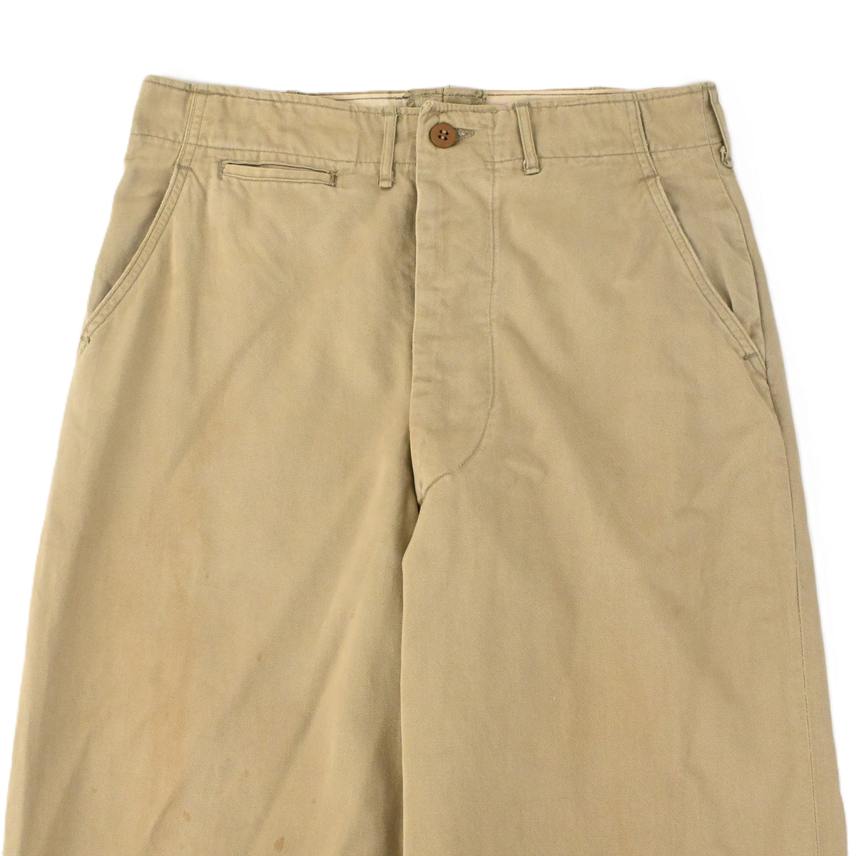 40’s 45KHAKI CHINO TROUSERS SIZE W30 L31