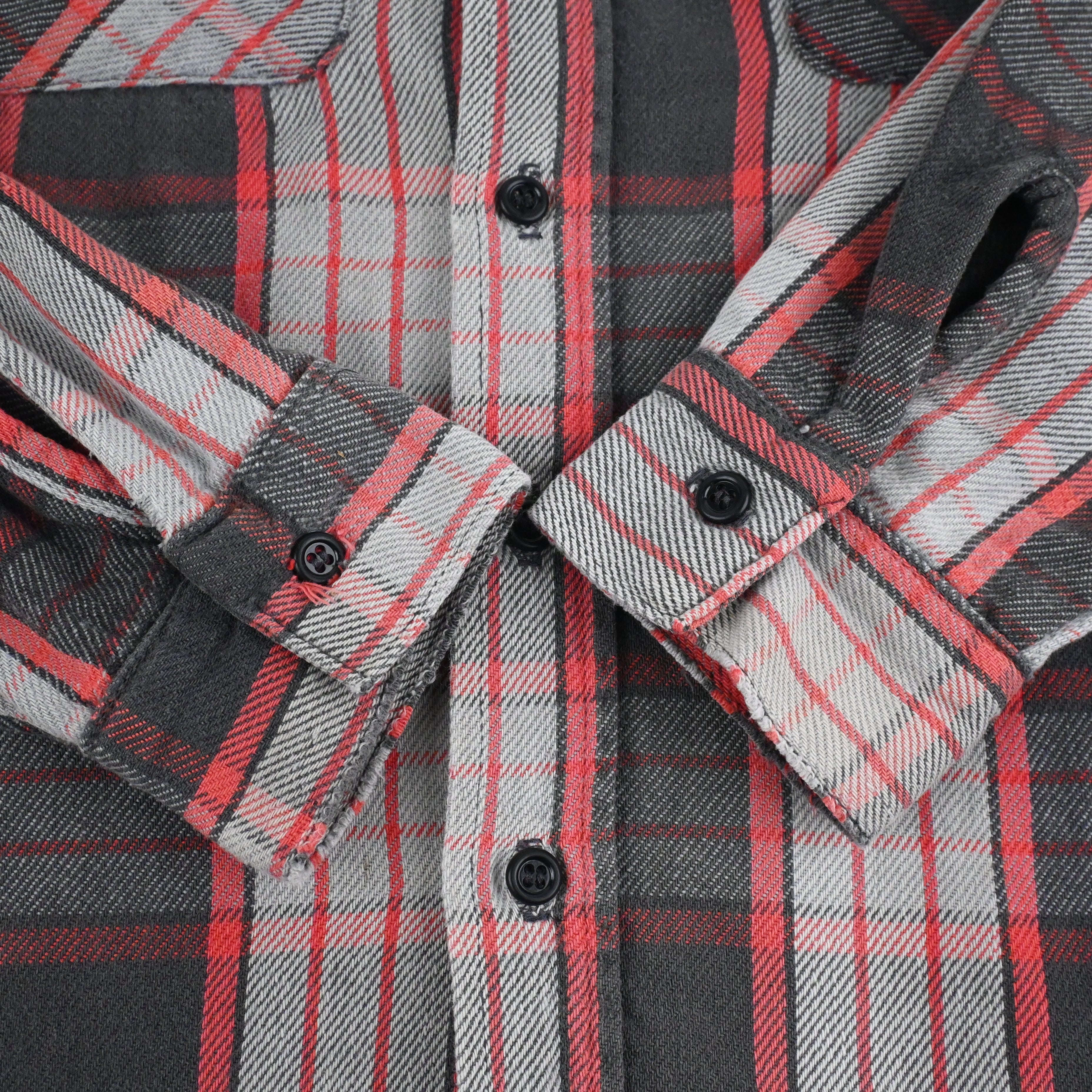 80's FIVE BROTHER FLANNEL L/S SHIRT SIZE XL