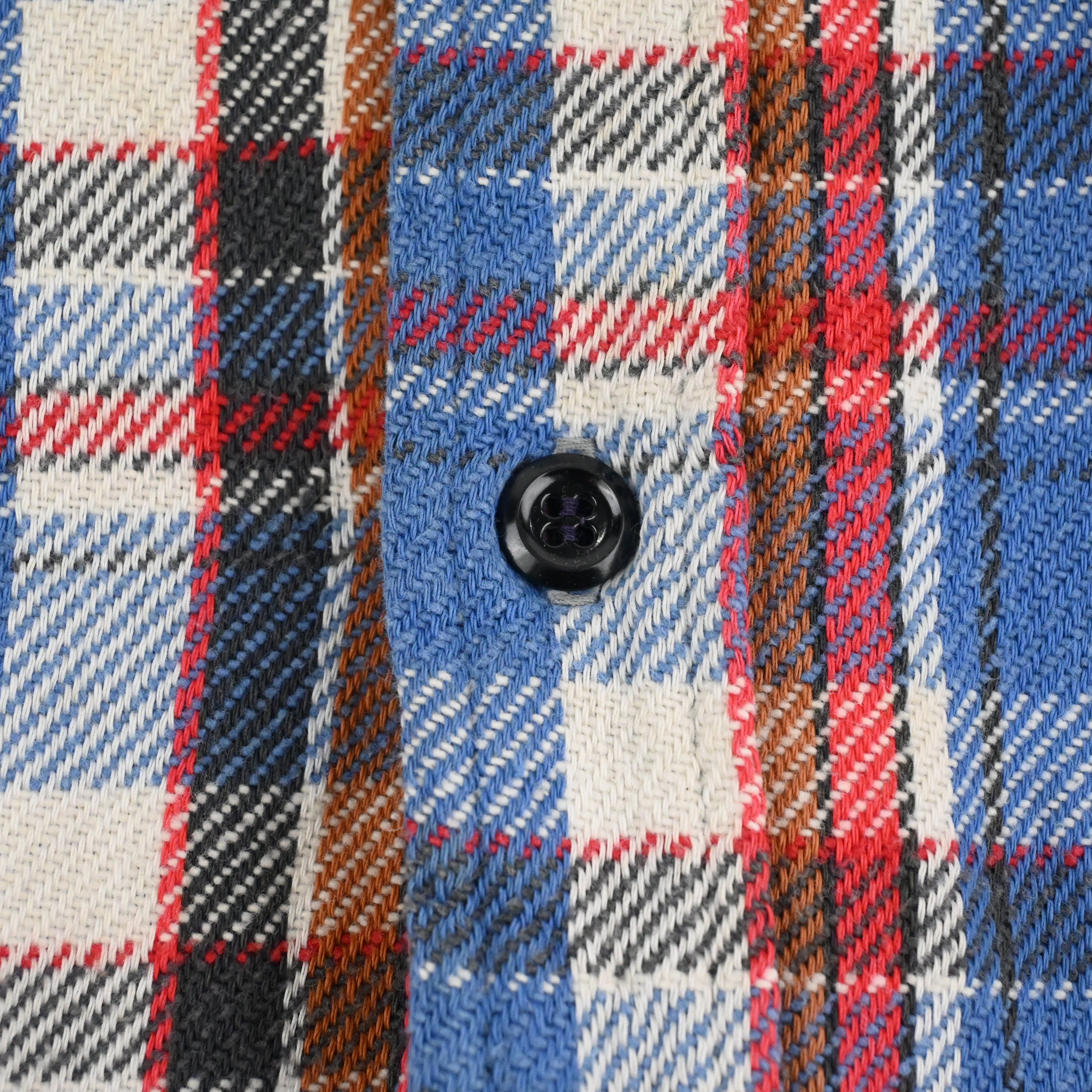 70's~ BRUBAKER FLANNEL L/S SHIRT SIZE M