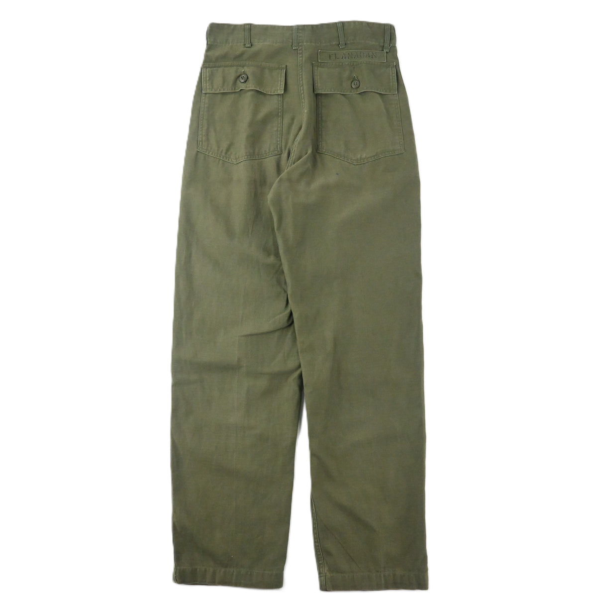 76' SATEEN FATIGUE PANTS BUTTON FLY SIZE W31 L31