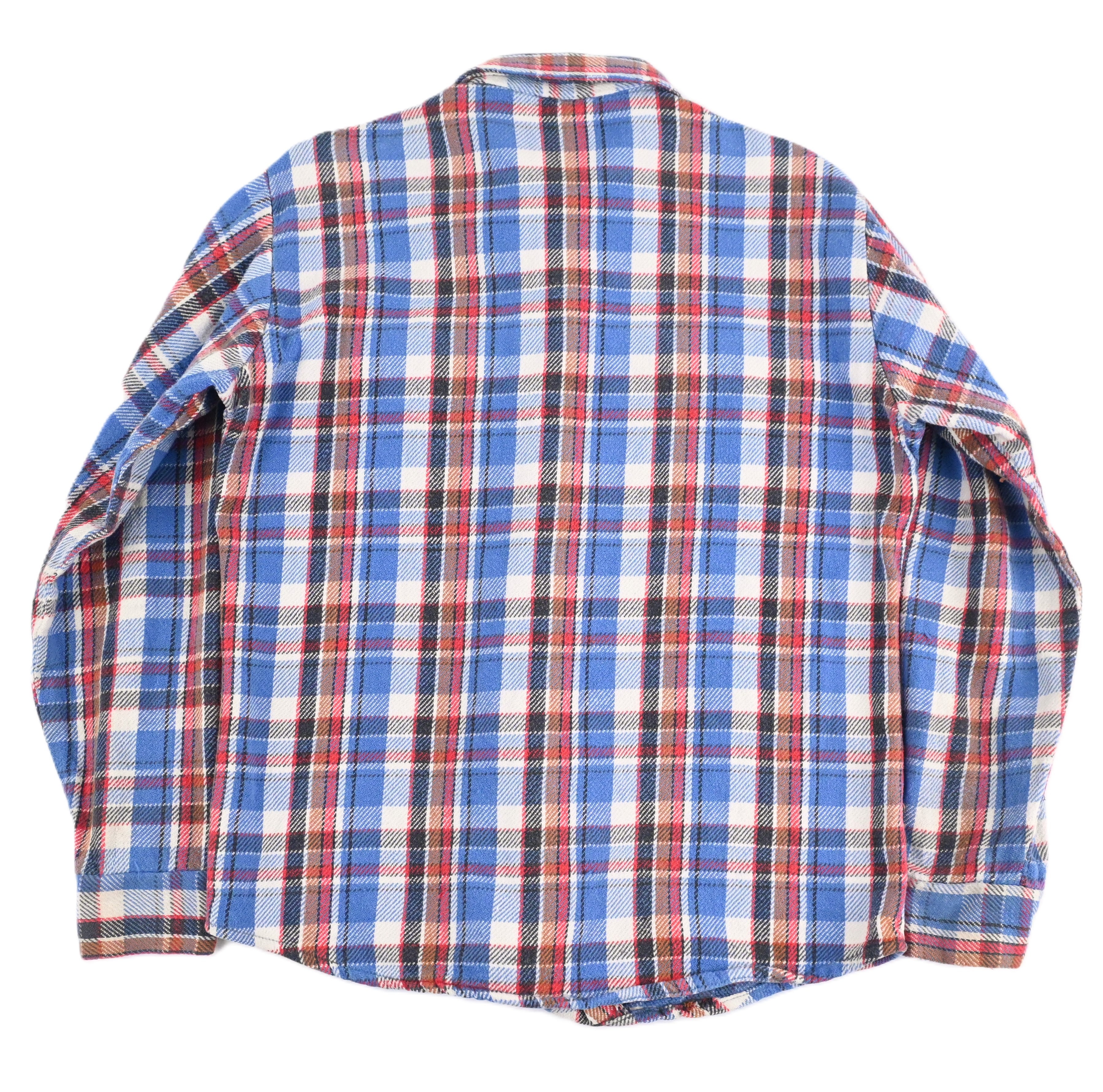 70's~ BRUBAKER FLANNEL L/S SHIRT SIZE M