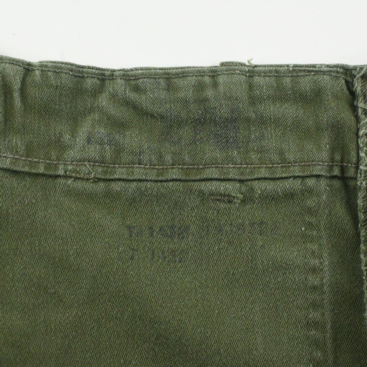 ~60's SATEEN FATIGUE PANTS BUTTON FLY SIZE W31 L31