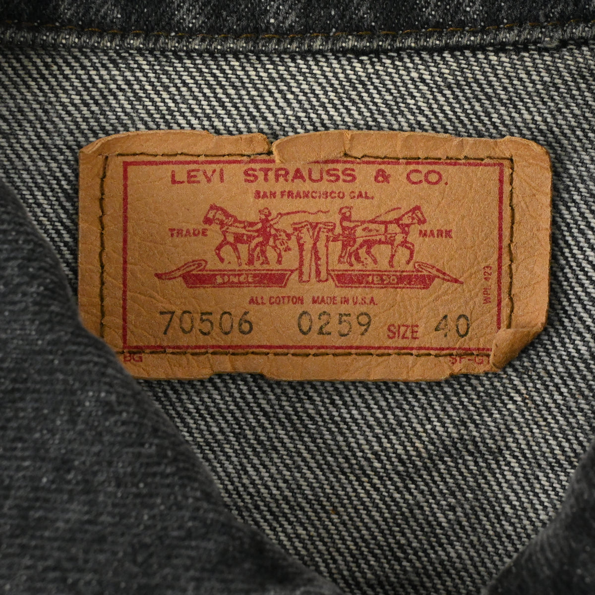 80's LEVI'S 70506-0259 SIZE 40