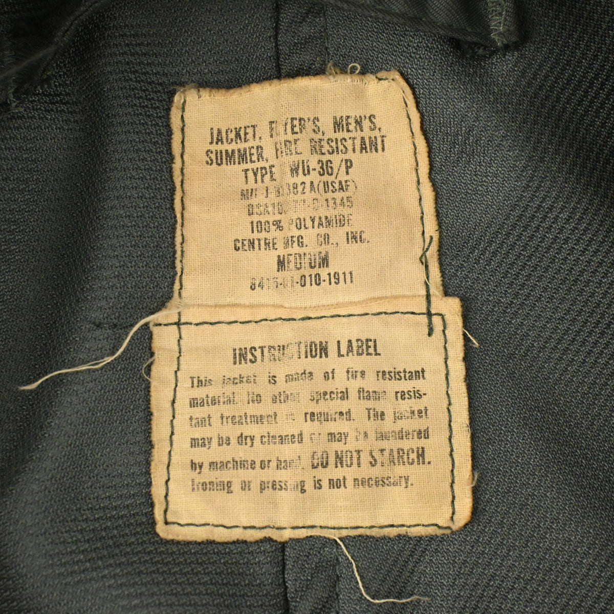 '77 U.S.A.F. CWU-36/P MIL-J-83382A SIZE MEDIUM