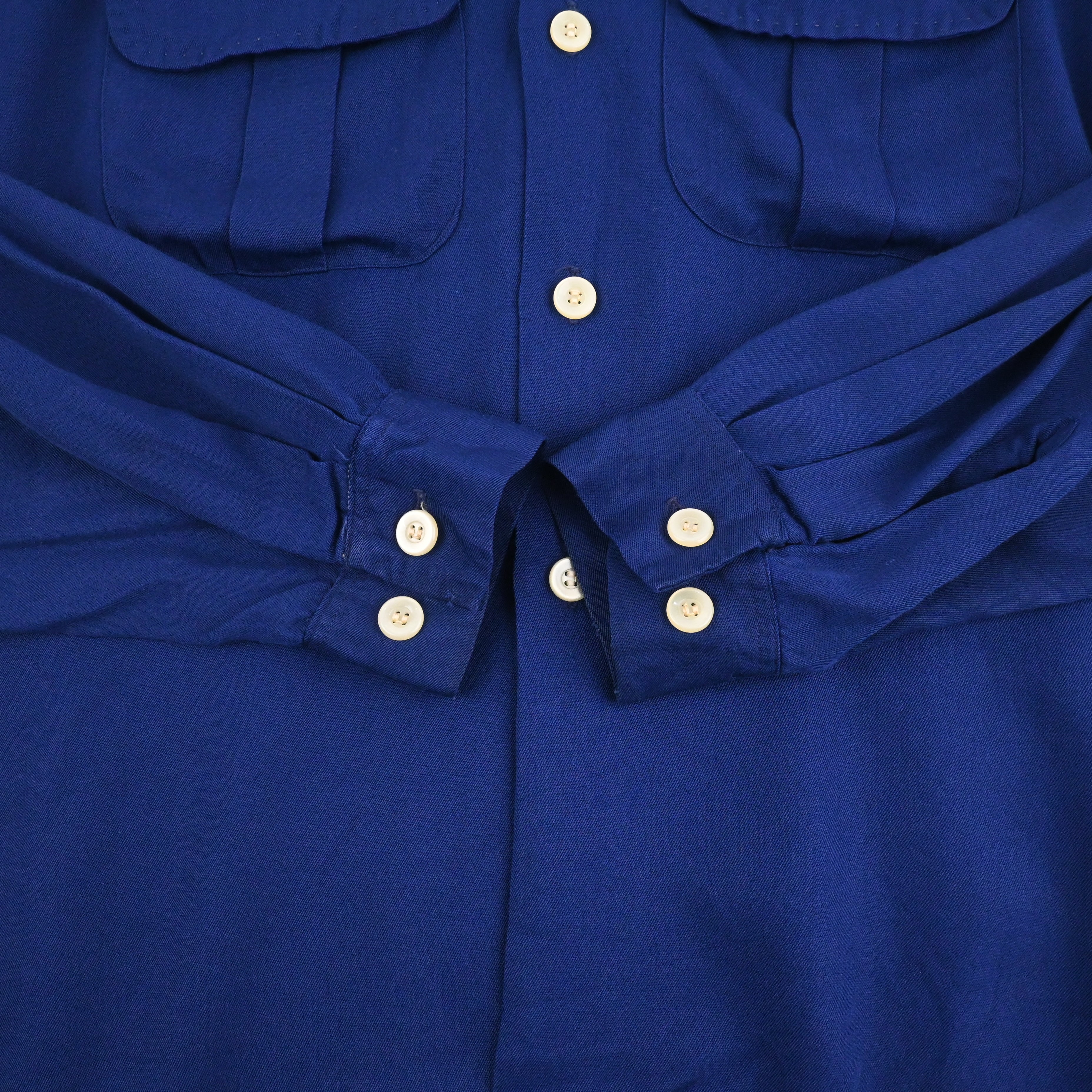 50's GLEN BRAC RAYON GAB LOOP COLLAR SHIRT SIZE M