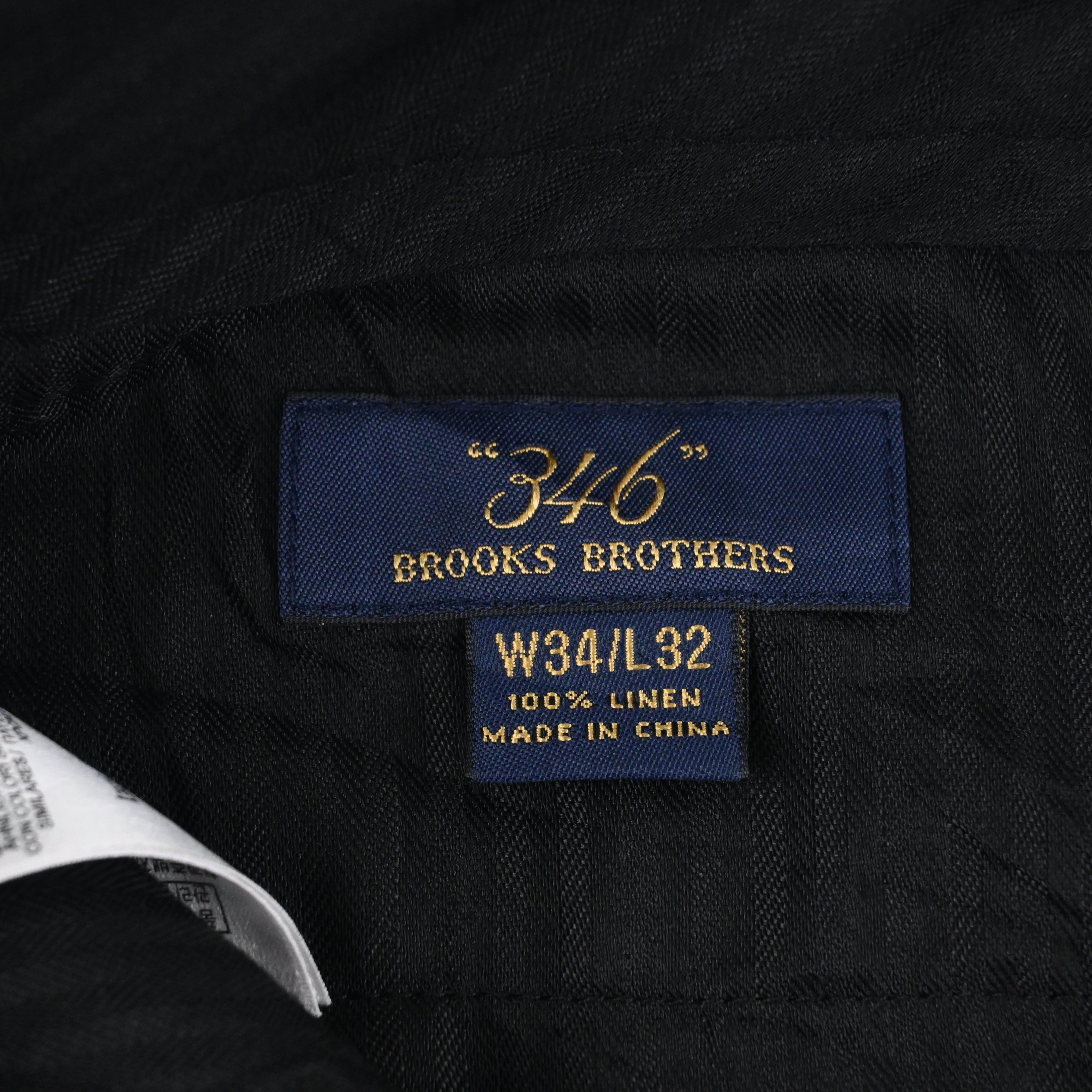 90’s BROOKS BROTHERS ”346” LINEN100% SLACKS W34 L31