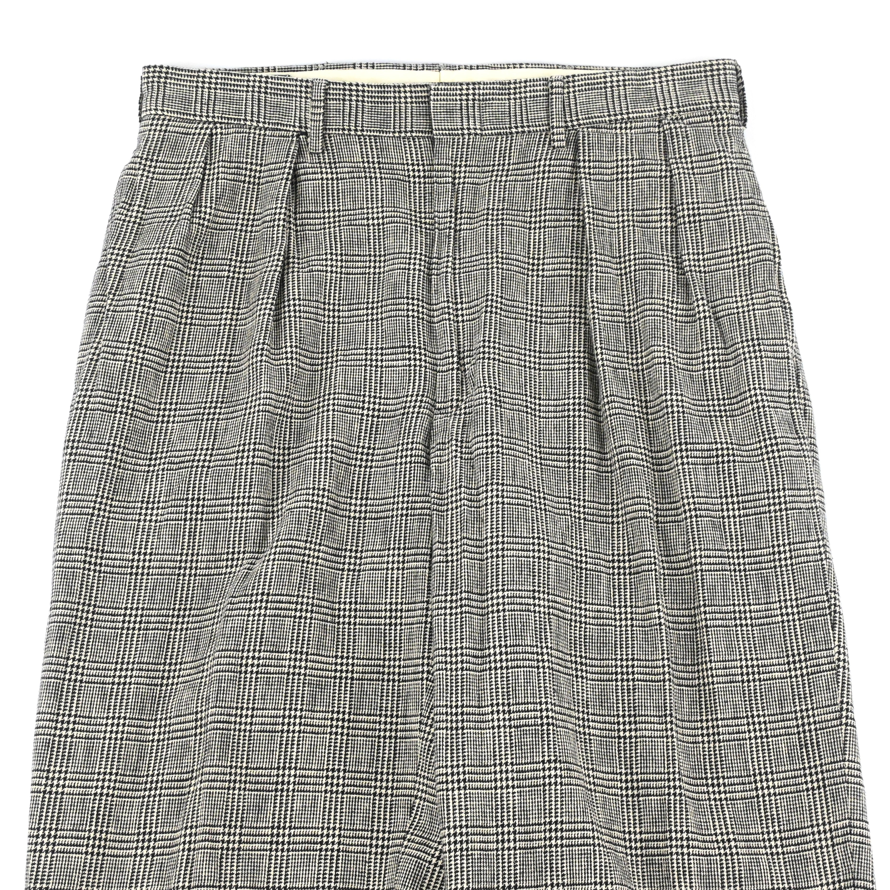 90's POLO BY RALPH LAUREN COTTON/LINEN SLACKS W33 L32