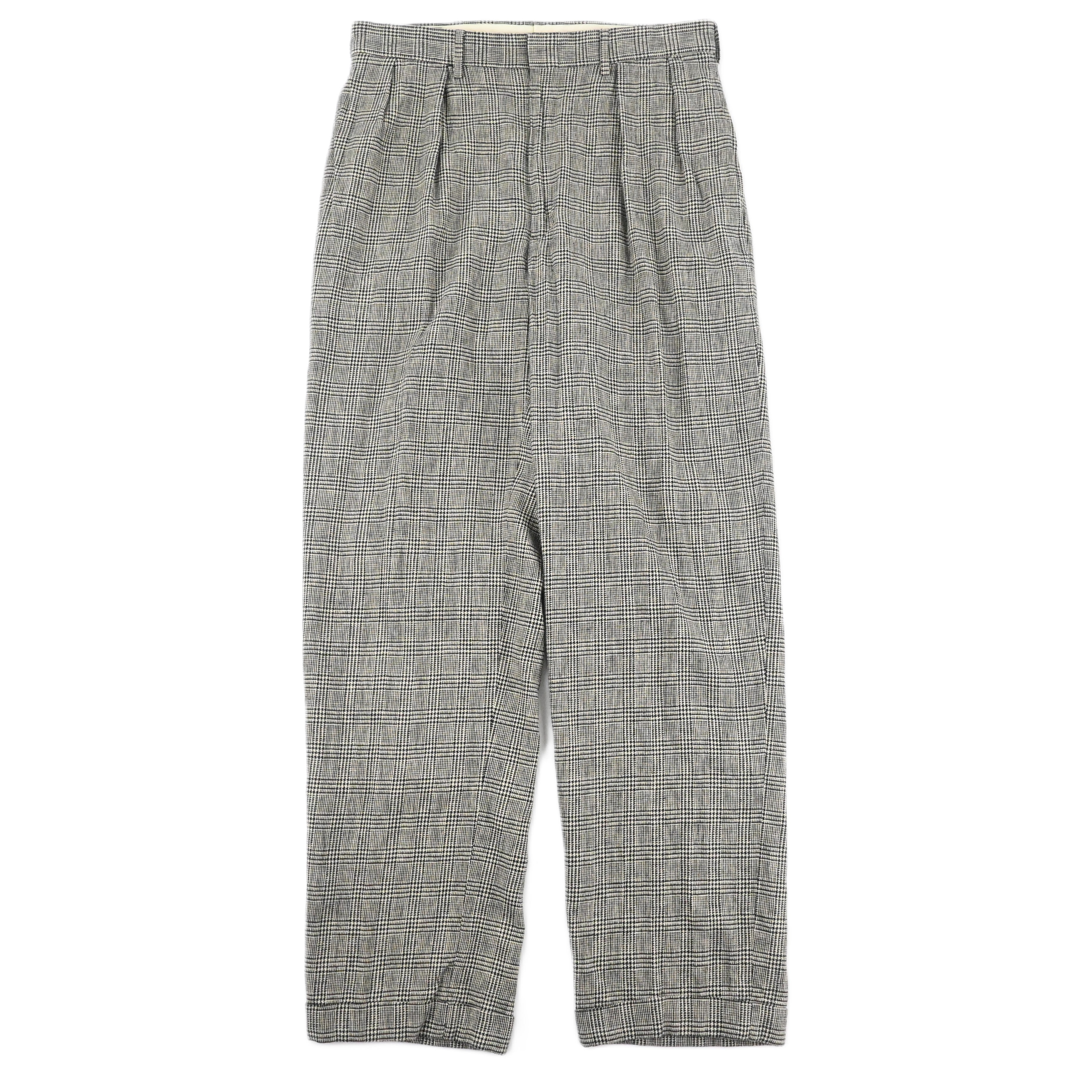 90s polo ralph lauren cotton slacks ワイド 90's POLO BY RALPH LAUREN COTTON/LINEN SLACKS W33 L32