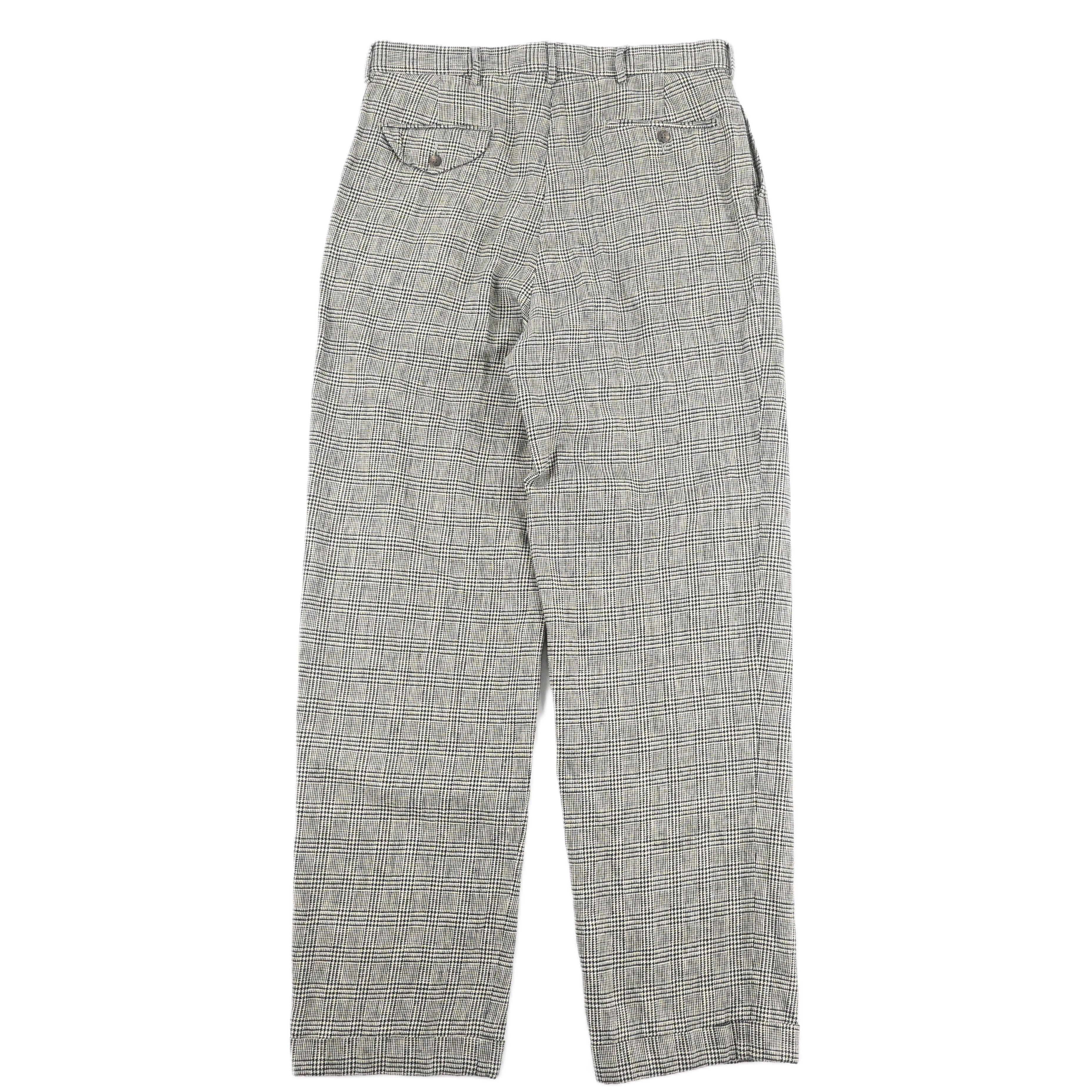 90's POLO BY RALPH LAUREN COTTON/LINEN SLACKS W33 L32