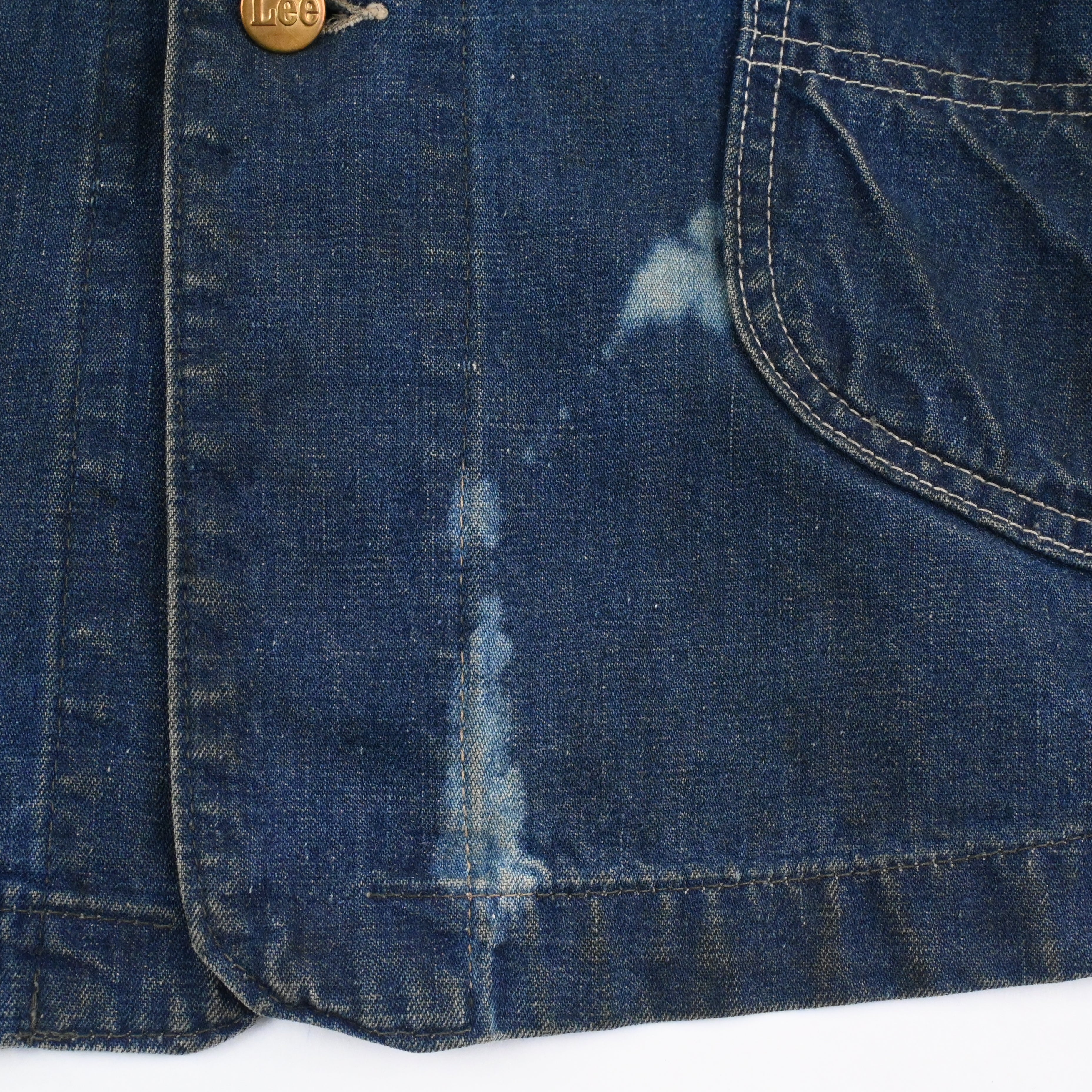 70'S LEE 91-J DENIM CHORE JACKET SIZE 40-REG