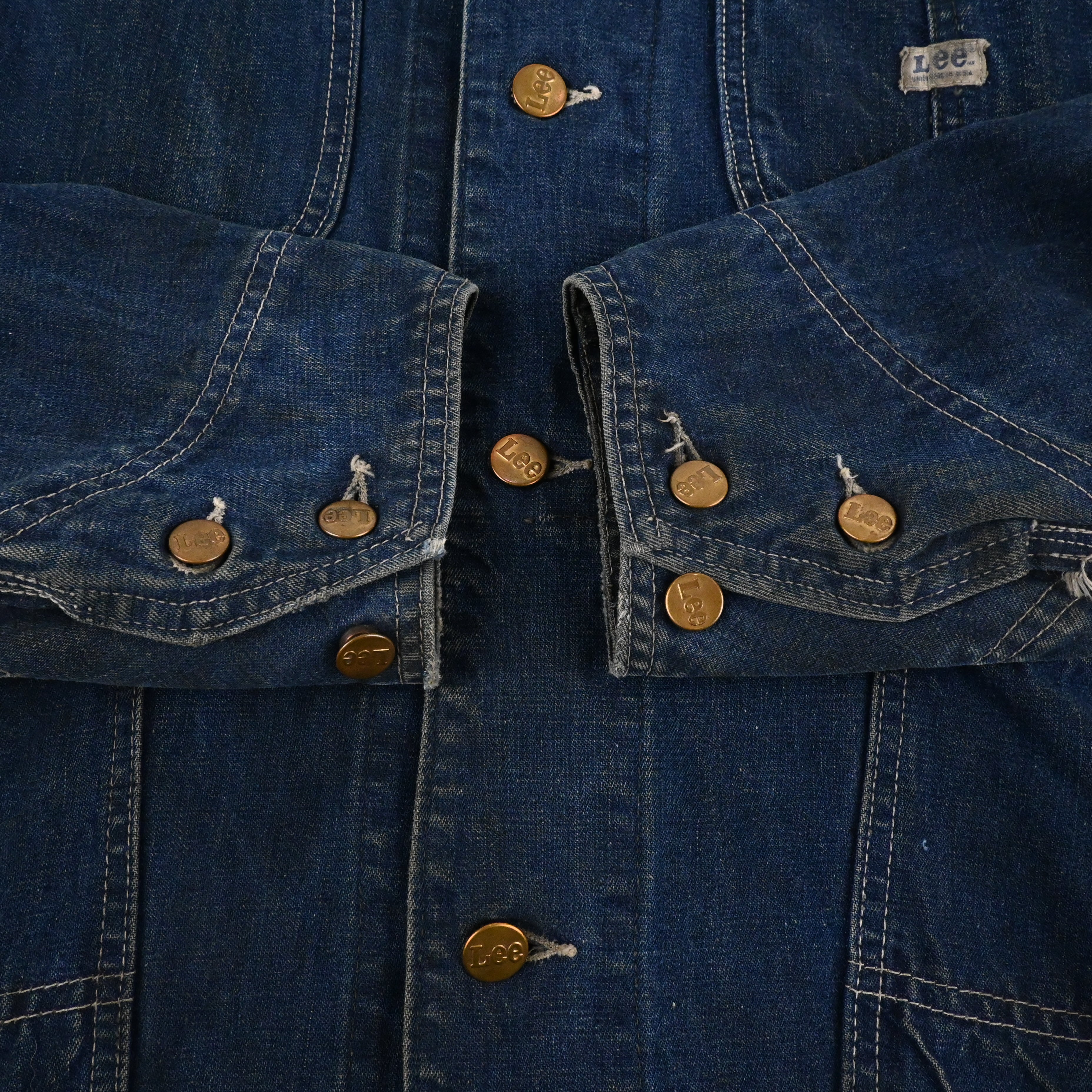 70'S LEE 91-J DENIM CHORE JACKET SIZE 40-REG
