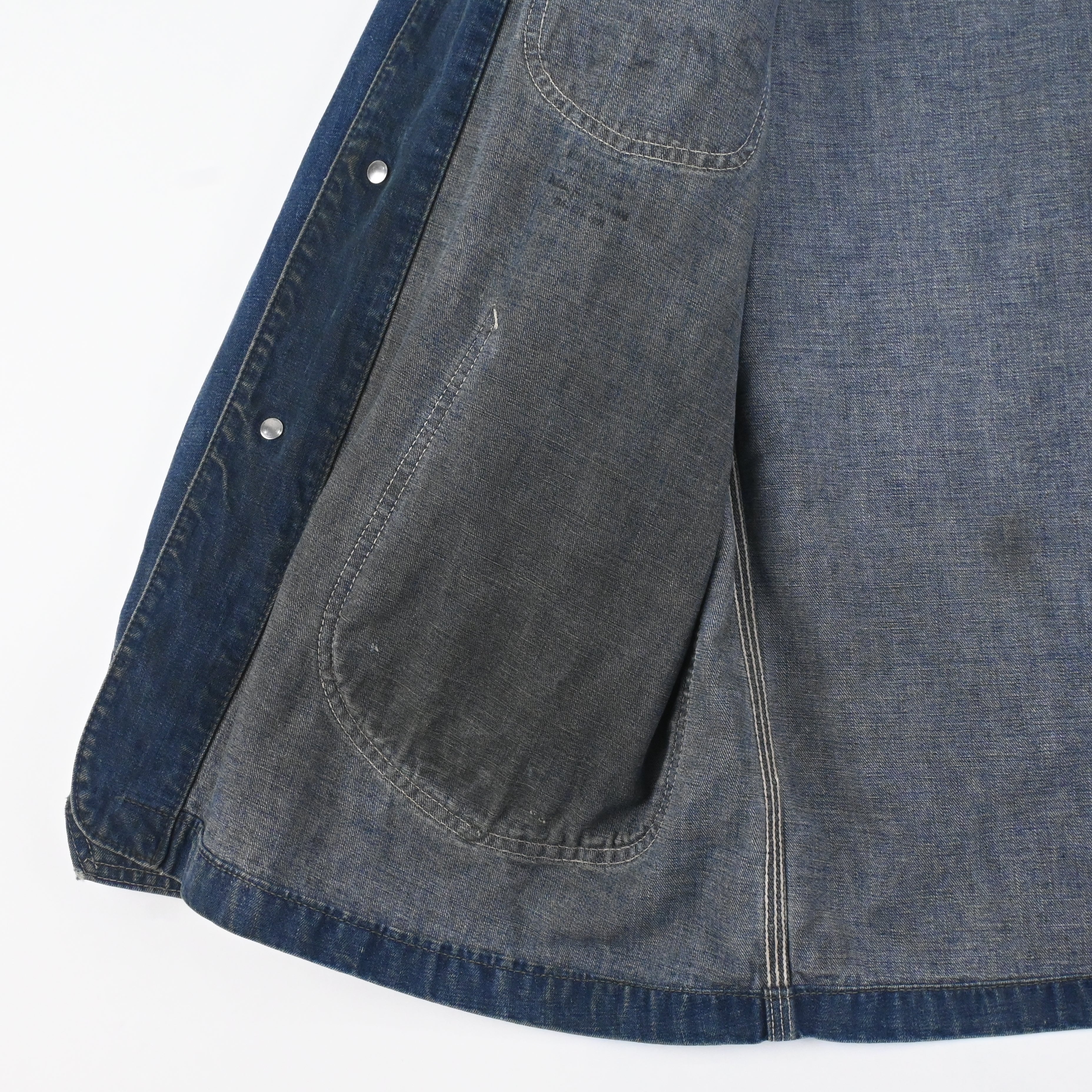 70'S LEE 91-J DENIM CHORE JACKET SIZE 40-REG