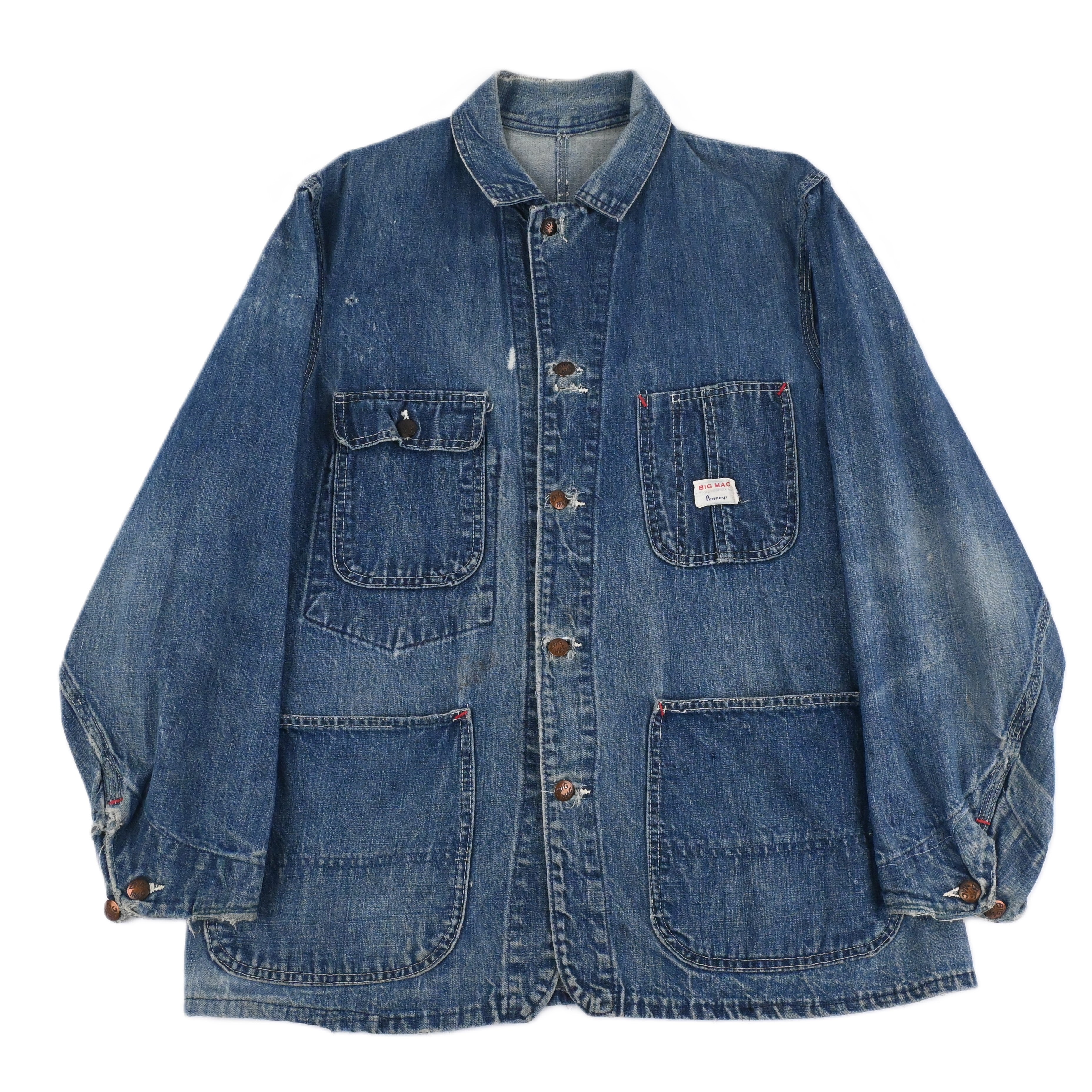 50'S~ PENNY'S BIGMAC DENIM CHORE JACKET