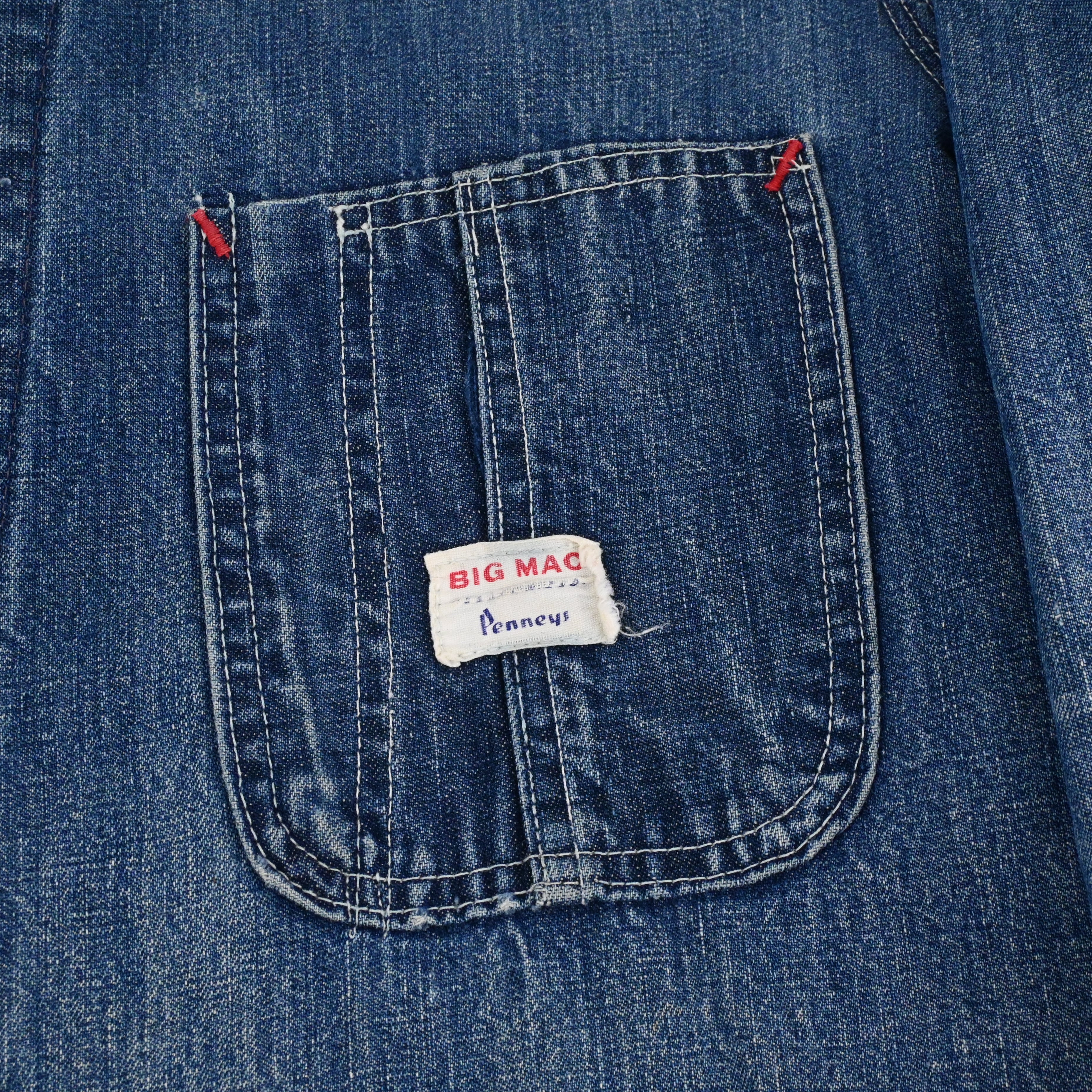 50'S~ PENNY'S BIGMAC DENIM CHORE JACKET
