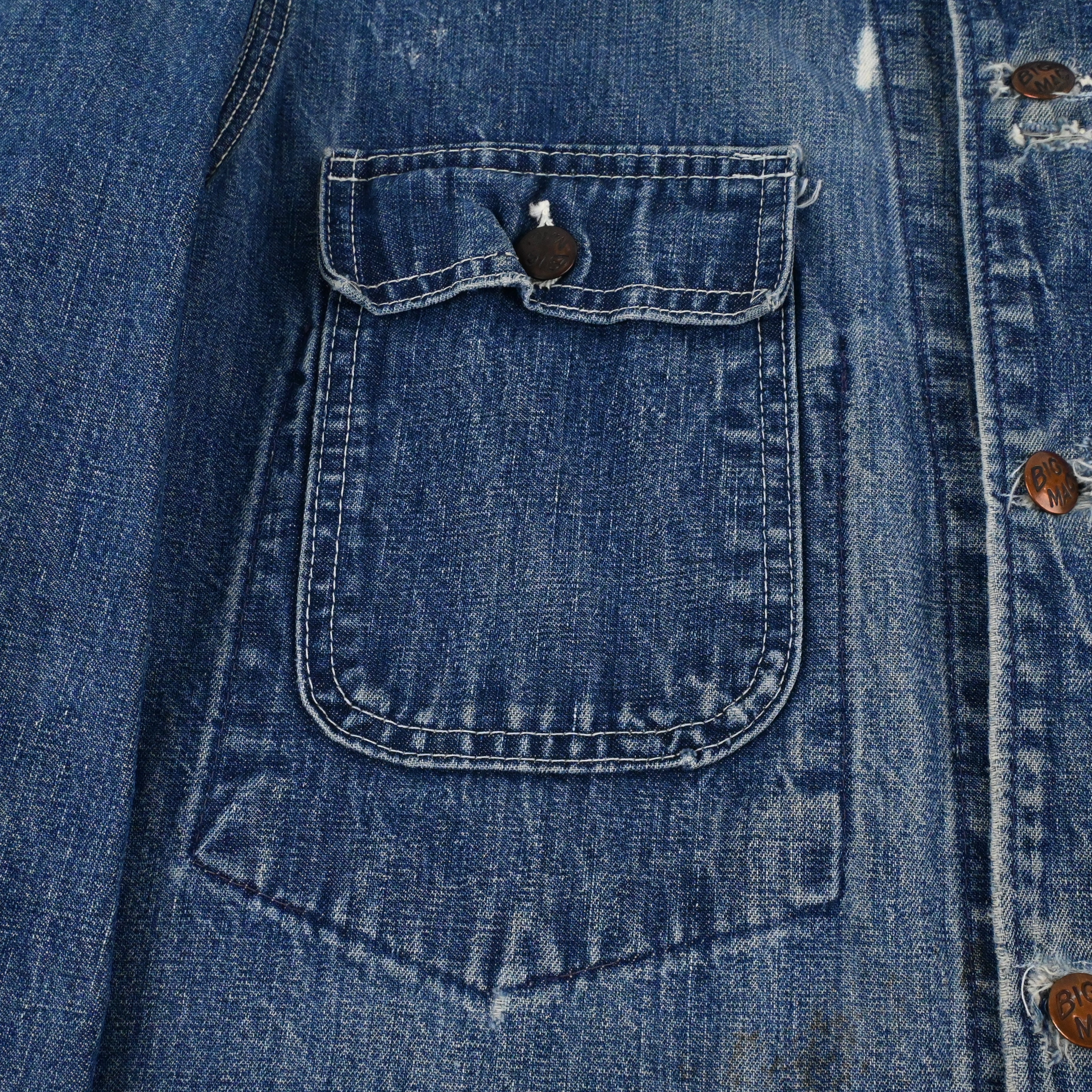 50'S~ PENNY'S BIGMAC DENIM CHORE JACKET