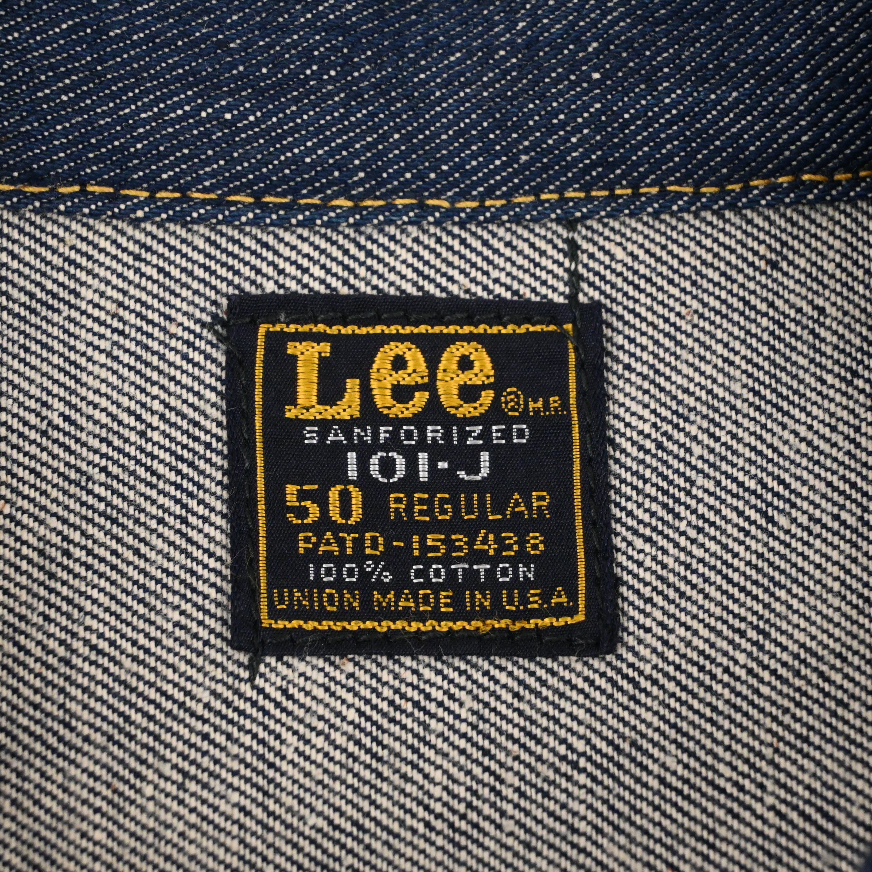 EARLY 70'S LEE 101-J DEADSTOCK SIZE 50