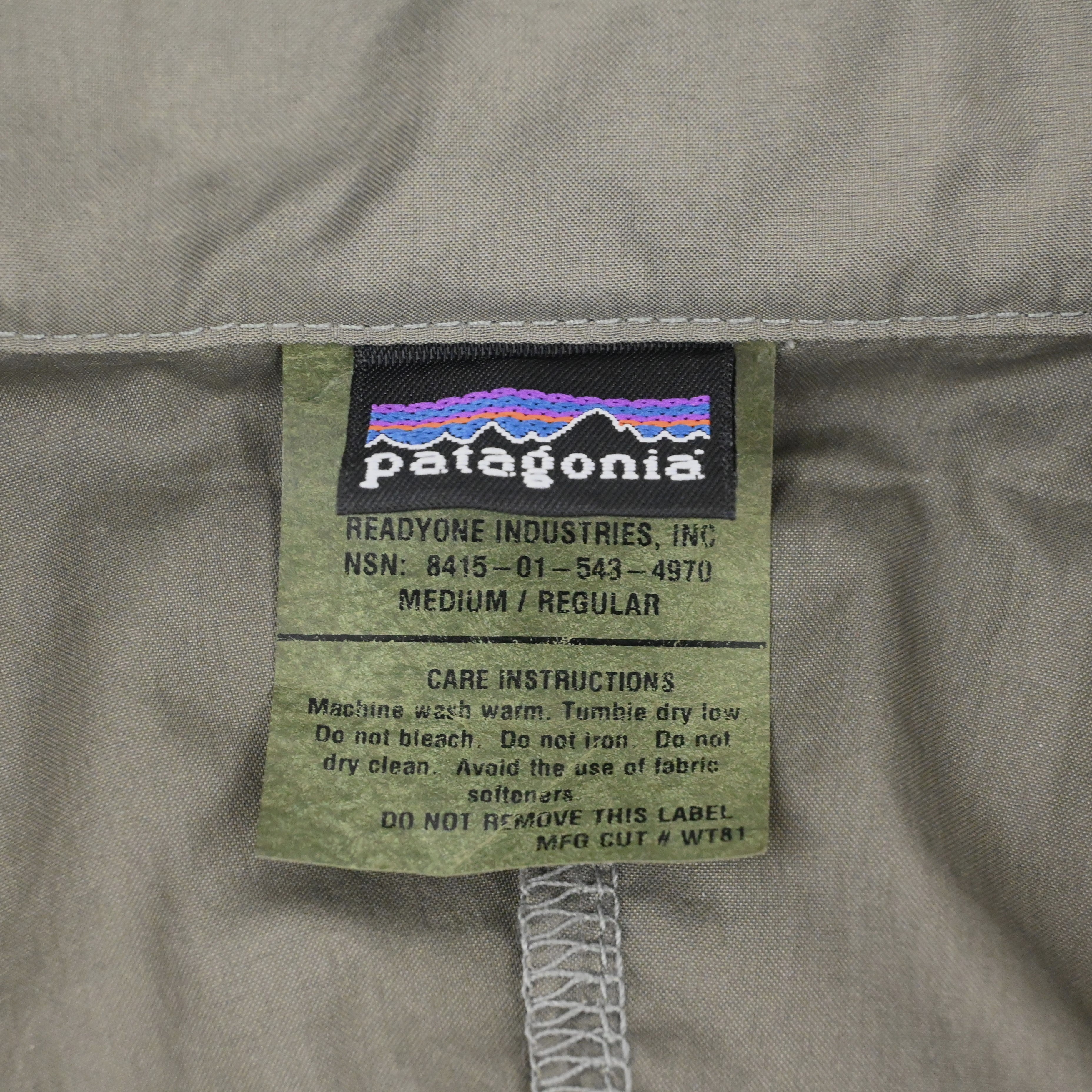 '07 PATAGONIA PCU LEVEL 4 JACKET DEAD STOCK SIZE M-REG