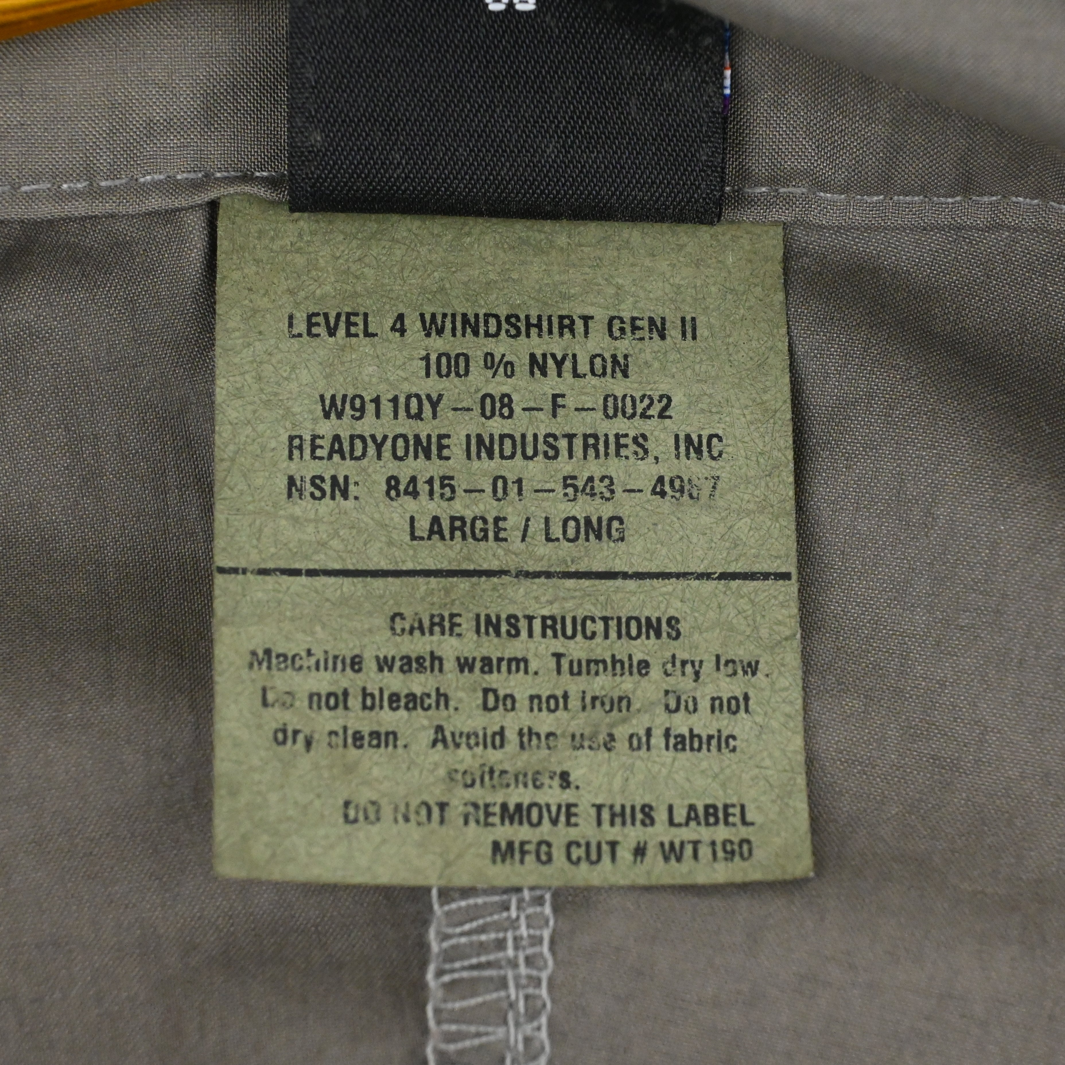 '08 PATAGONIA PCU LEVEL 4 JACKET SIZE L-LONG