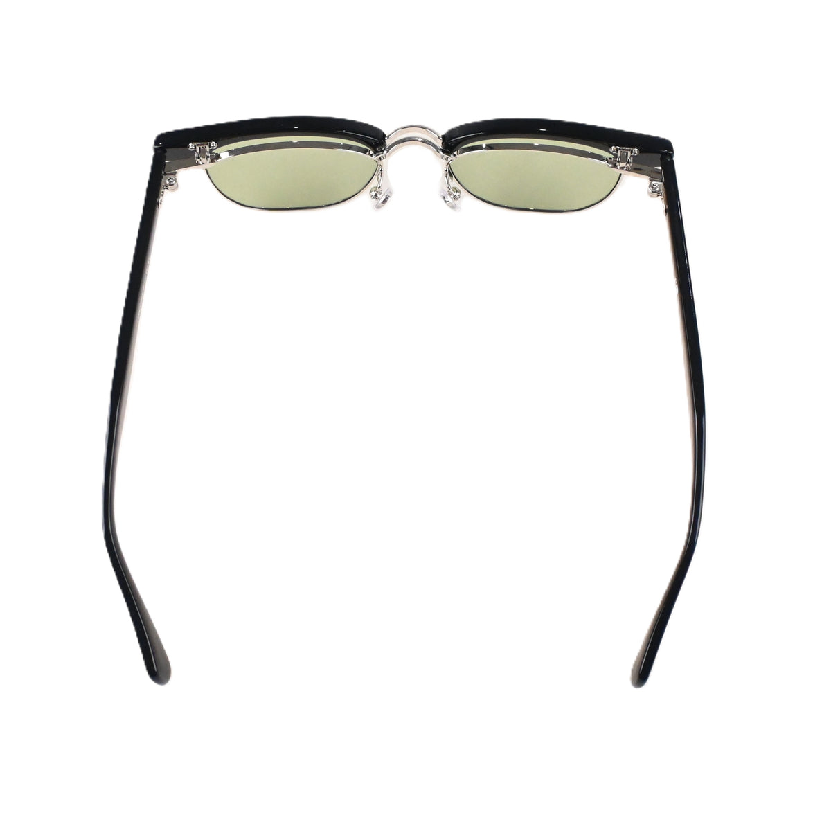 FLAME:Black×Silver LENSES:Olive　　　　　　　　　　　　　　　　　　　　　　　　　　　　Foremost Garments Flip up Glasses