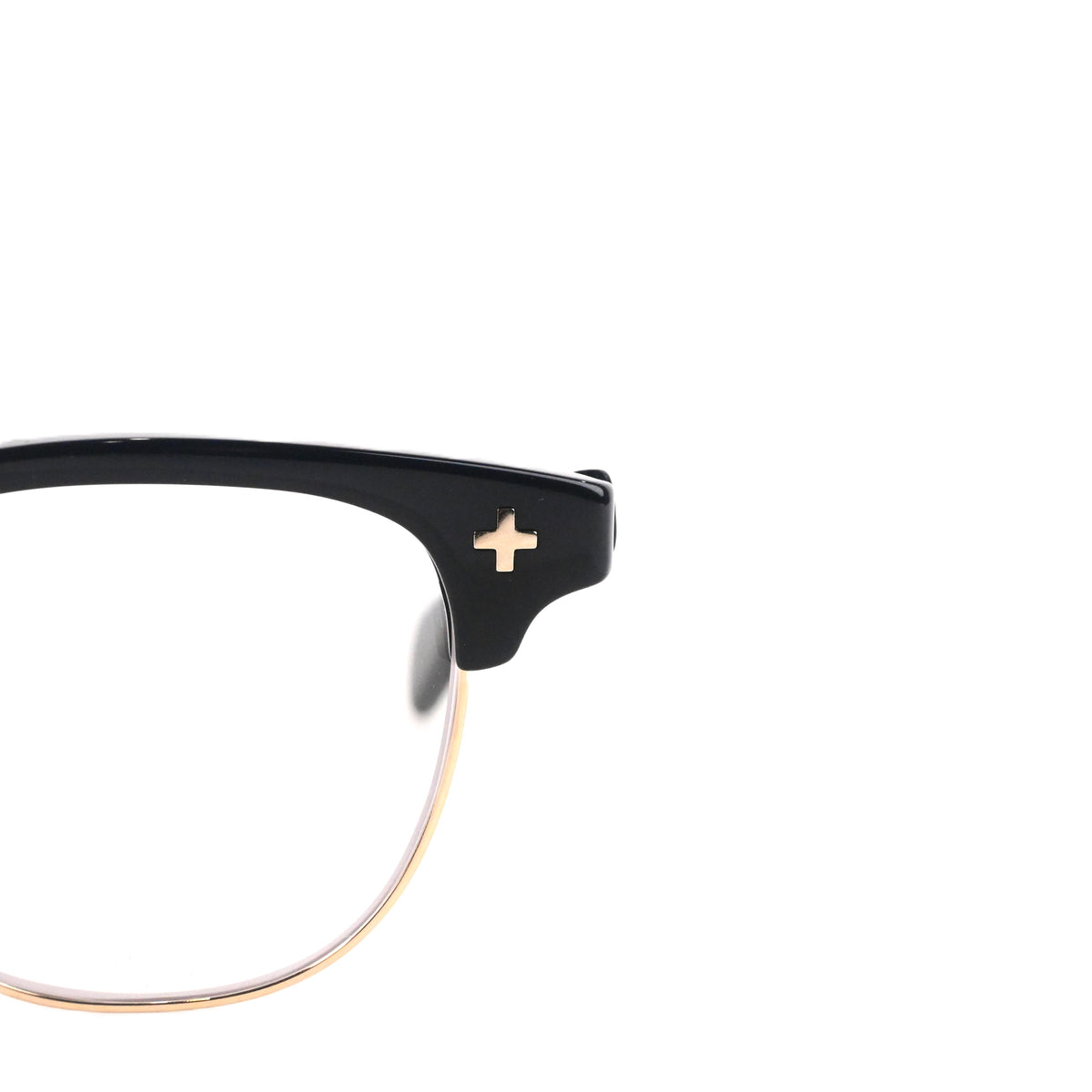FLAME: Black×Gold LENSES:Clear　　　　　　　　　　　　　　　　　　　　　　　　　　　　Foremost Garments Flip up Glasses