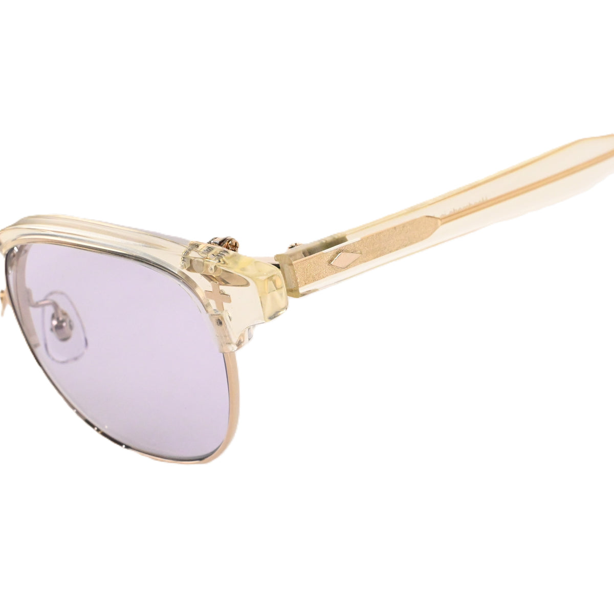 FLAME: Clear×Gold LENSES:Smoke　　　　　　　　　　　　　　　　　　　　　　　　　Foremost Garments Flip up Glasses
