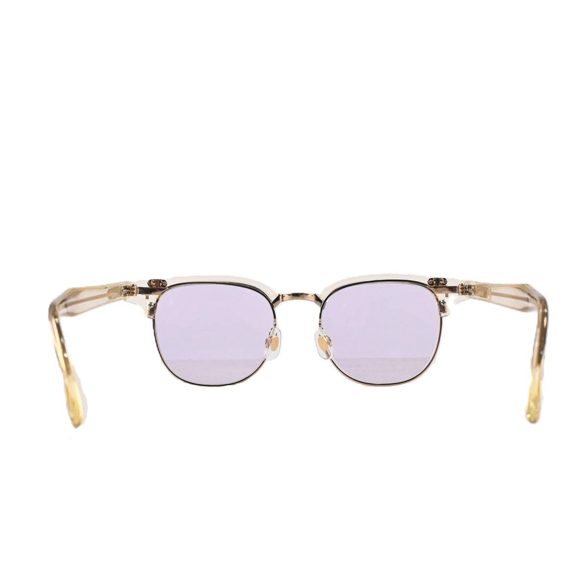 FLAME: Clear×Gold LENSES:Smoke　　　　　　　　　　　　　　　　　　　　　　　　　Foremost Garments Flip up Glasses