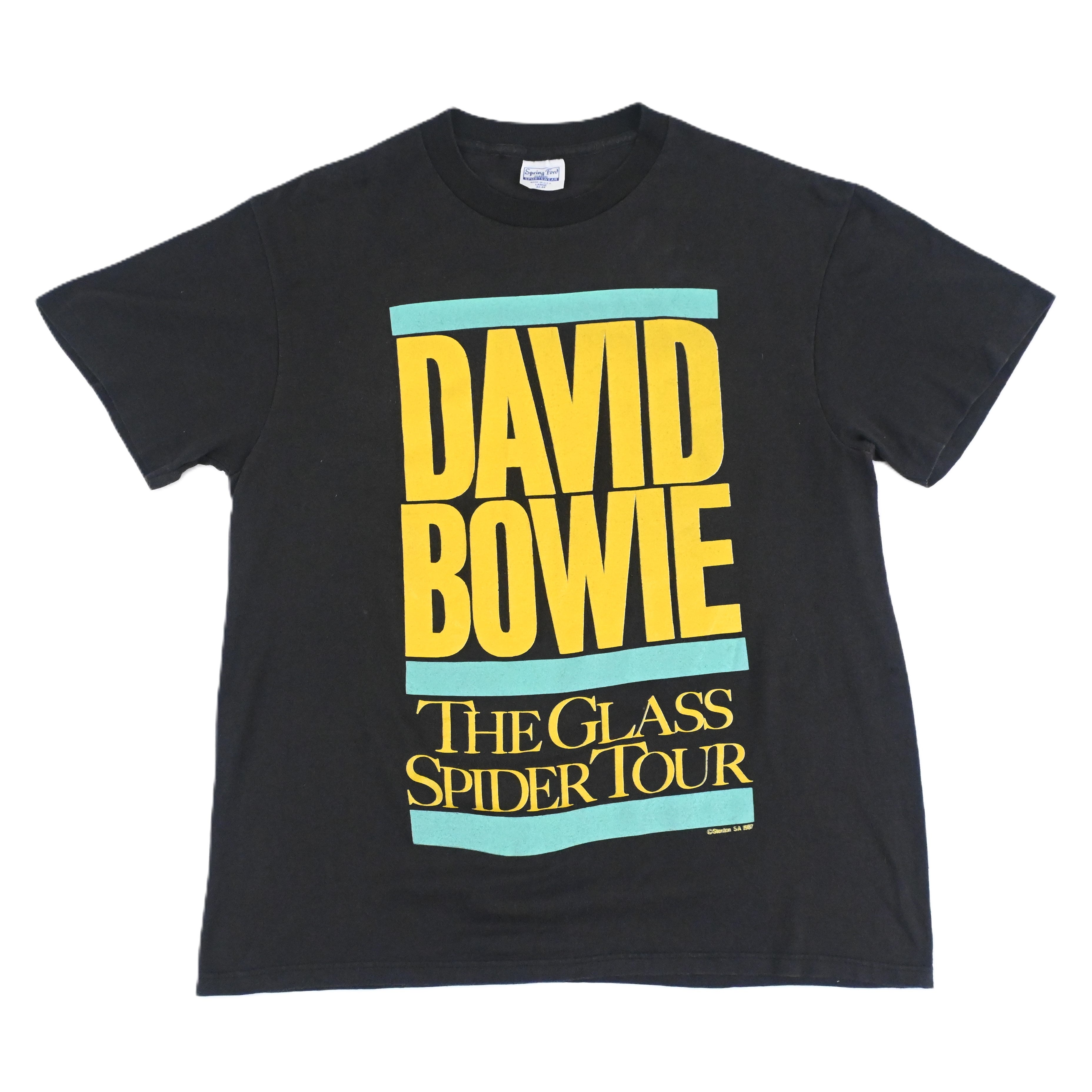 87© DAVID BOWIE "THE GLASS SPIDER TOUR" T-SHIRT SIZE L