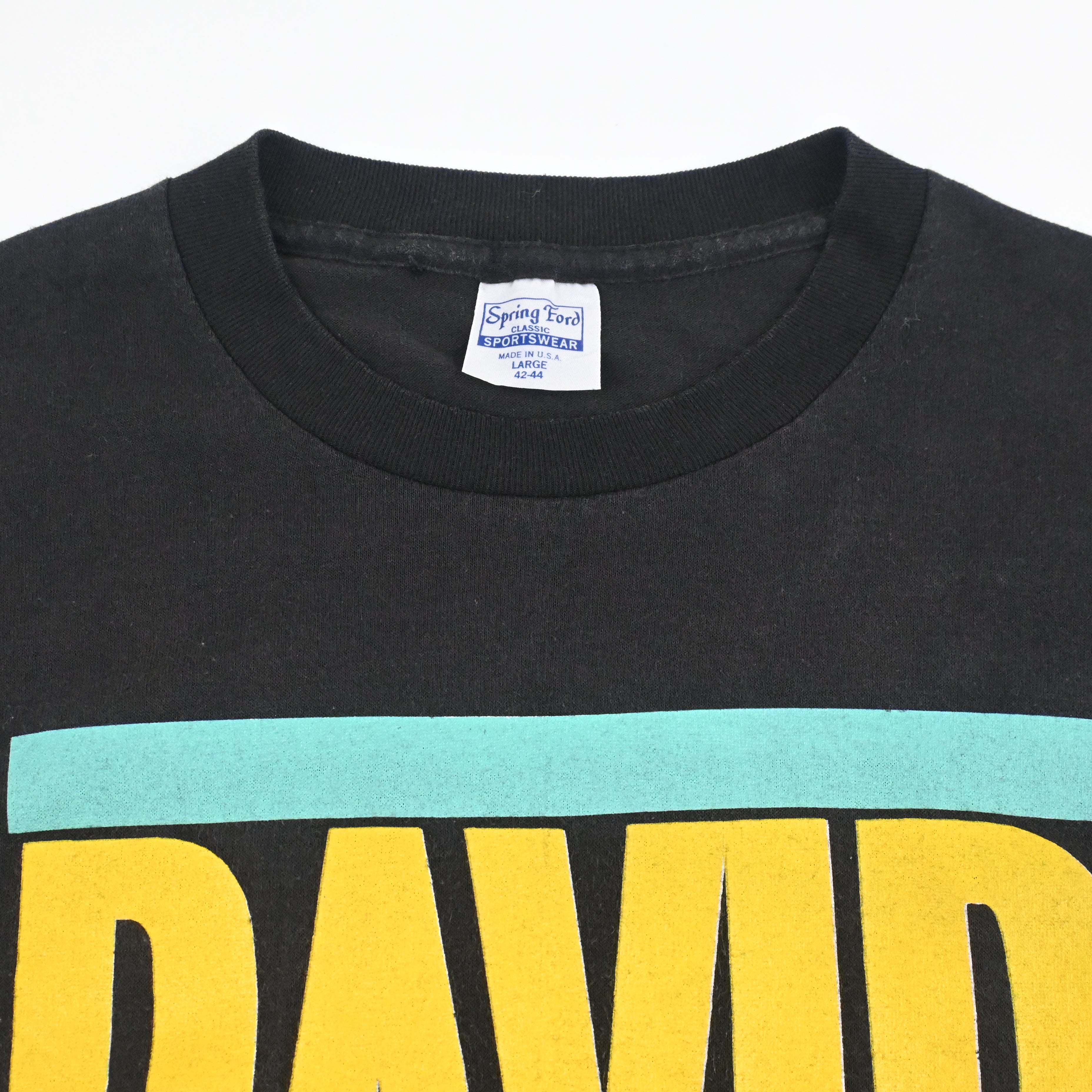 87© DAVID BOWIE "THE GLASS SPIDER TOUR" T-SHIRT SIZE L