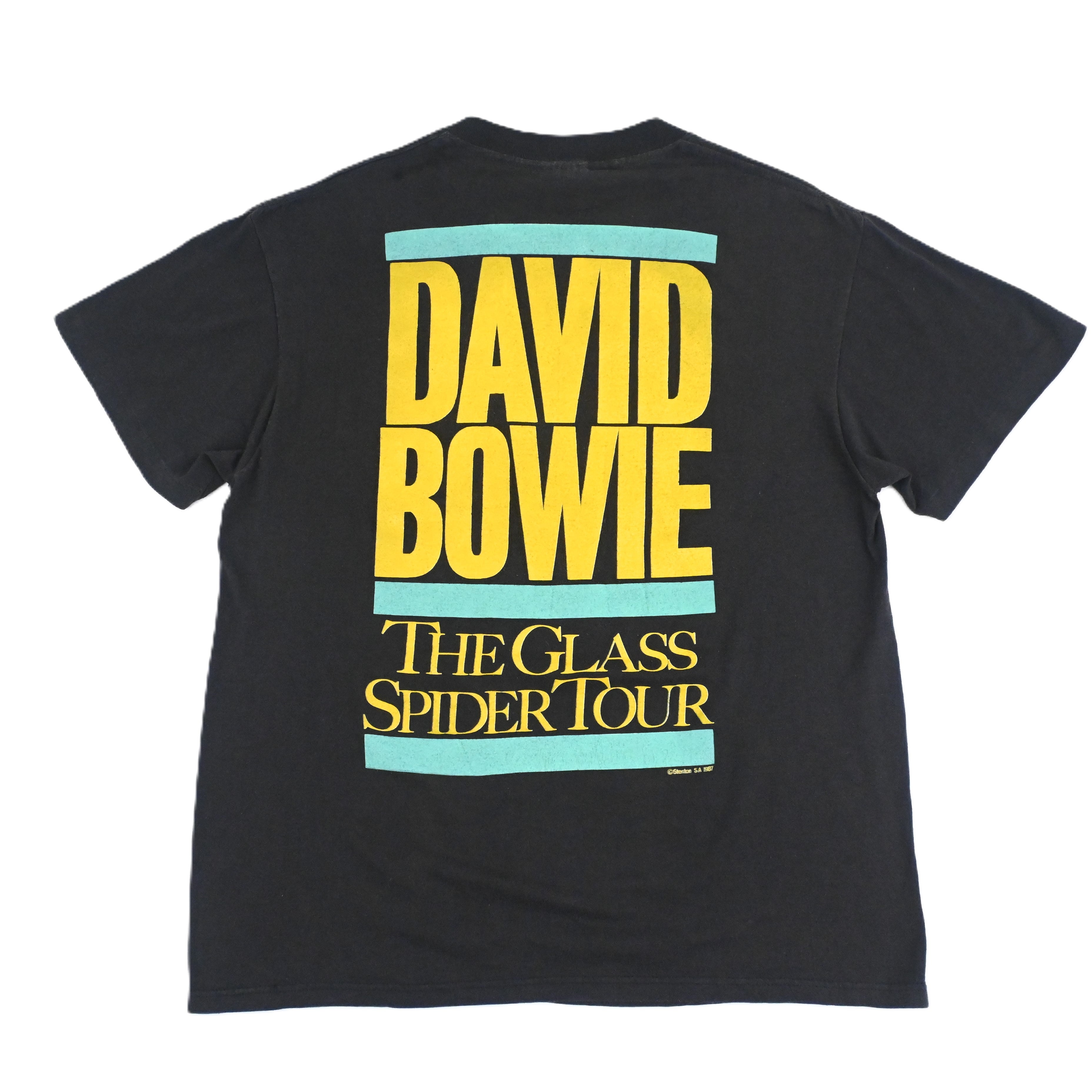 87© DAVID BOWIE "THE GLASS SPIDER TOUR" T-SHIRT SIZE L
