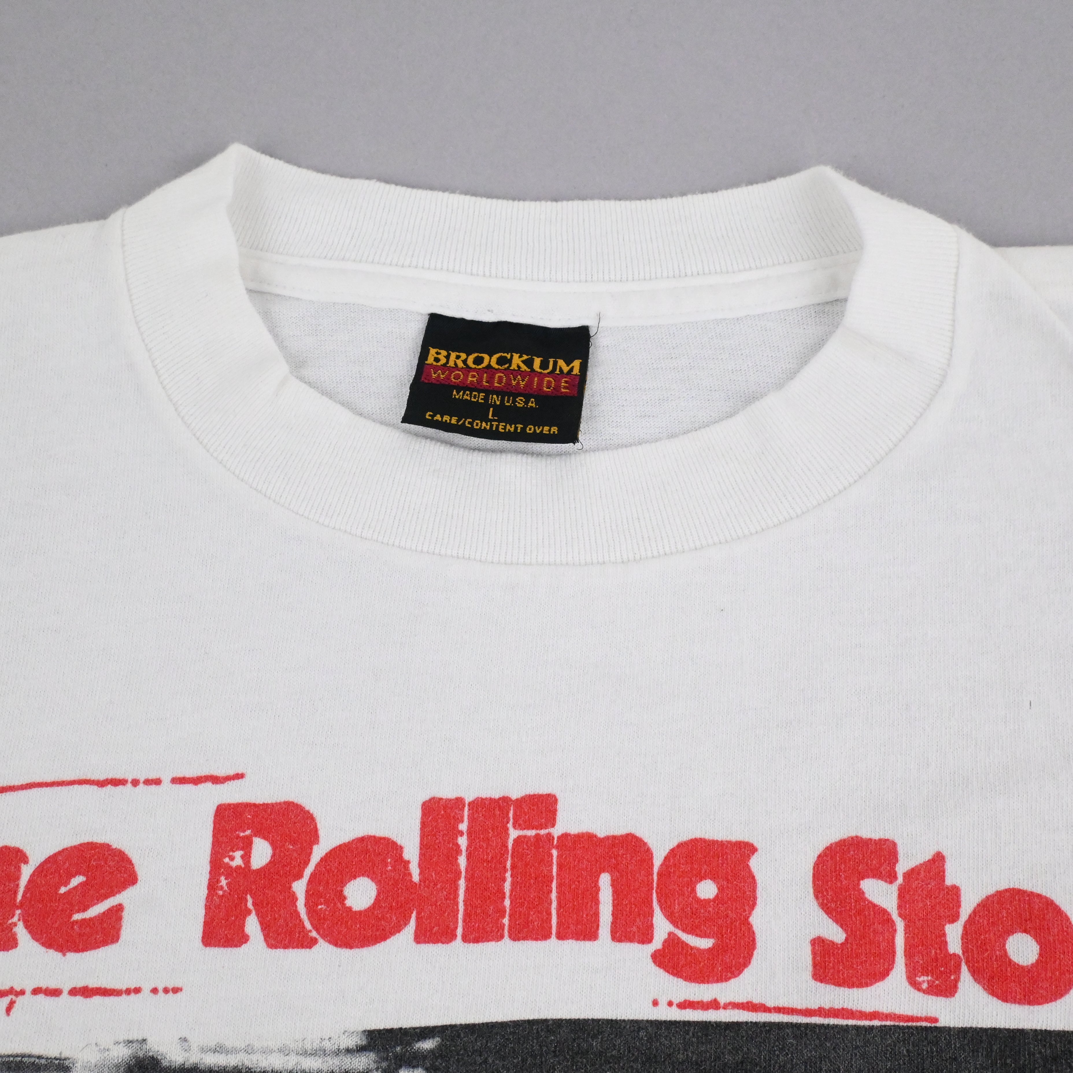89© THE ROLLING STONES "STICKY FINGERS" T-SHIRT SIZE L