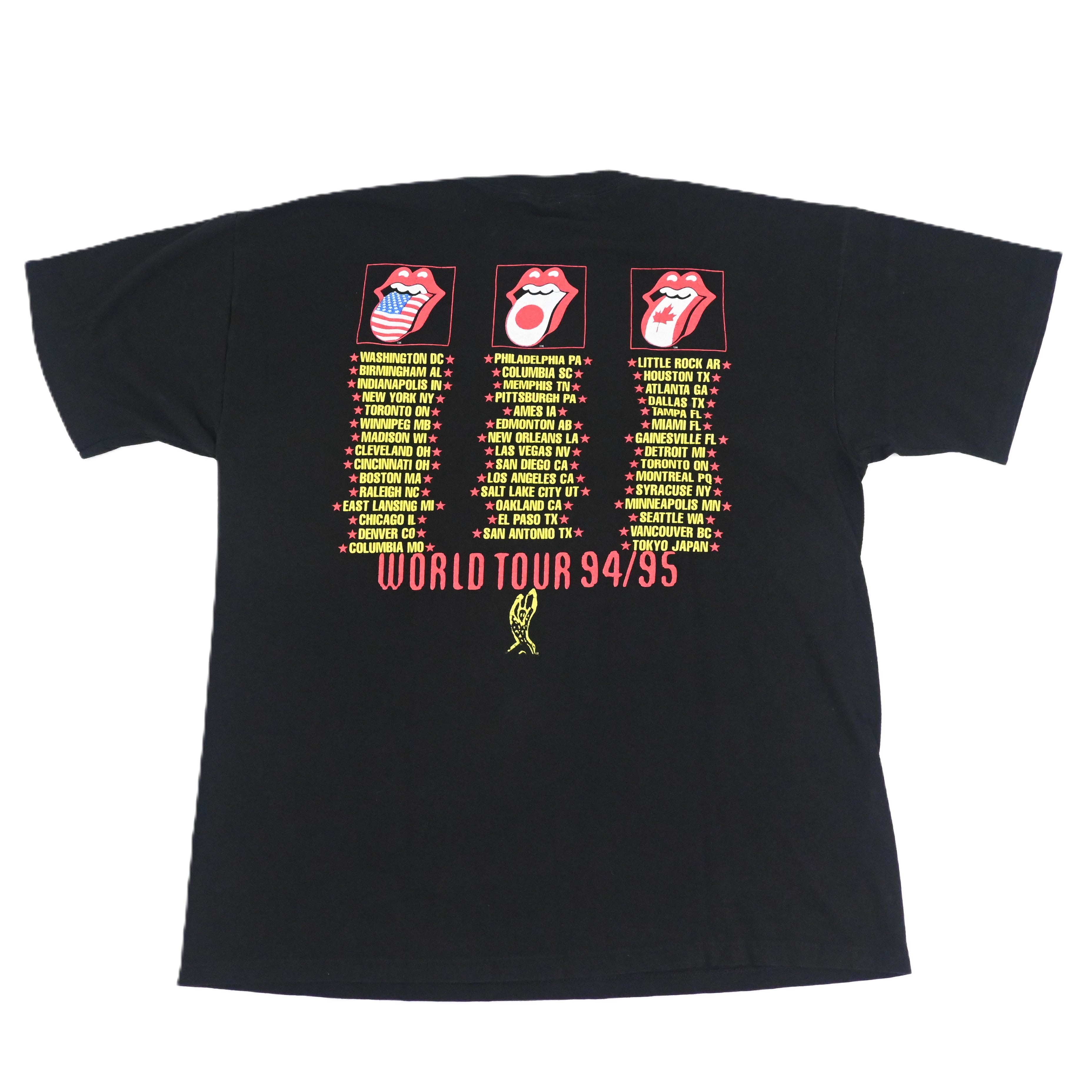 94© THE ROLLING STONES "Voodoo Lounge” T-SHIRT SIZE XL