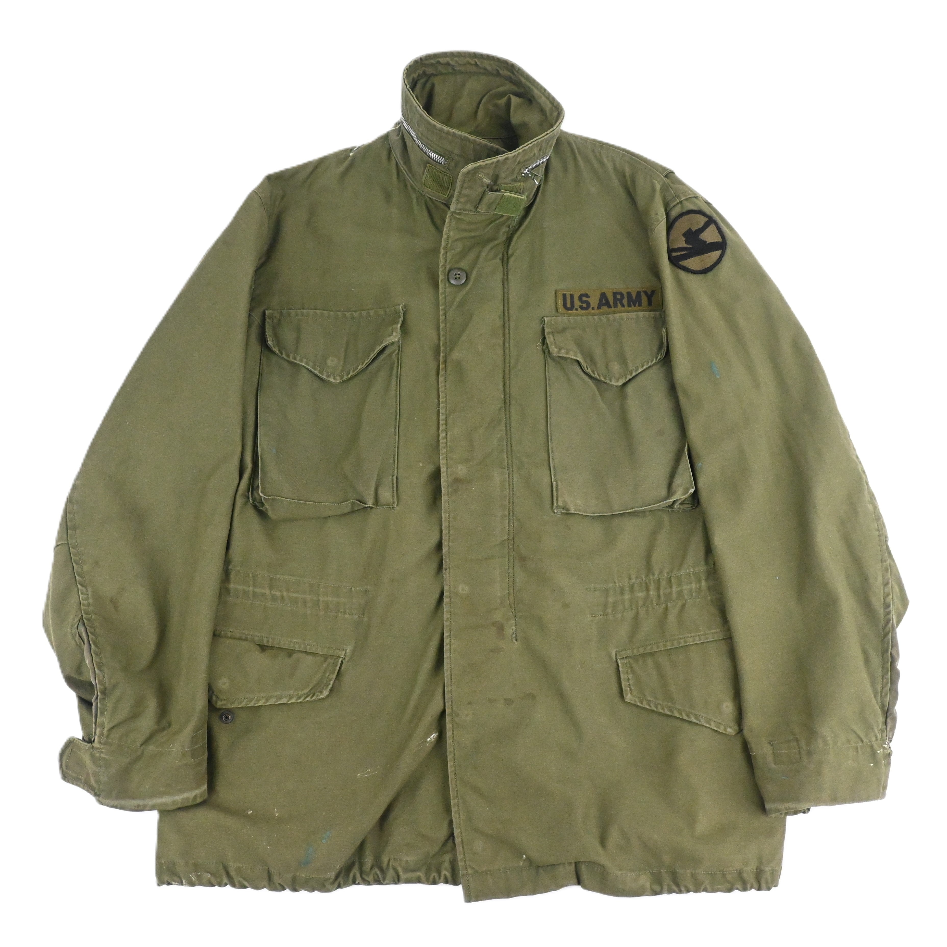 60's U.S.ARMY M-65 FIELD JACKET 1ST MODEL SIZE: M-REG①