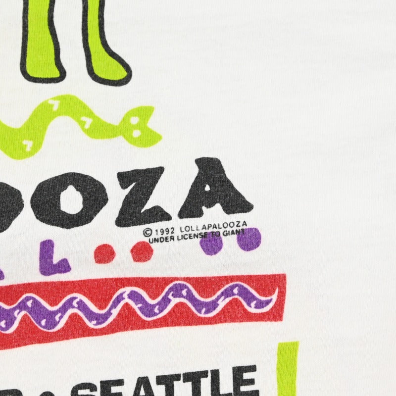 1992© LOLLAPALOOZA T-SHIRT SIZE L