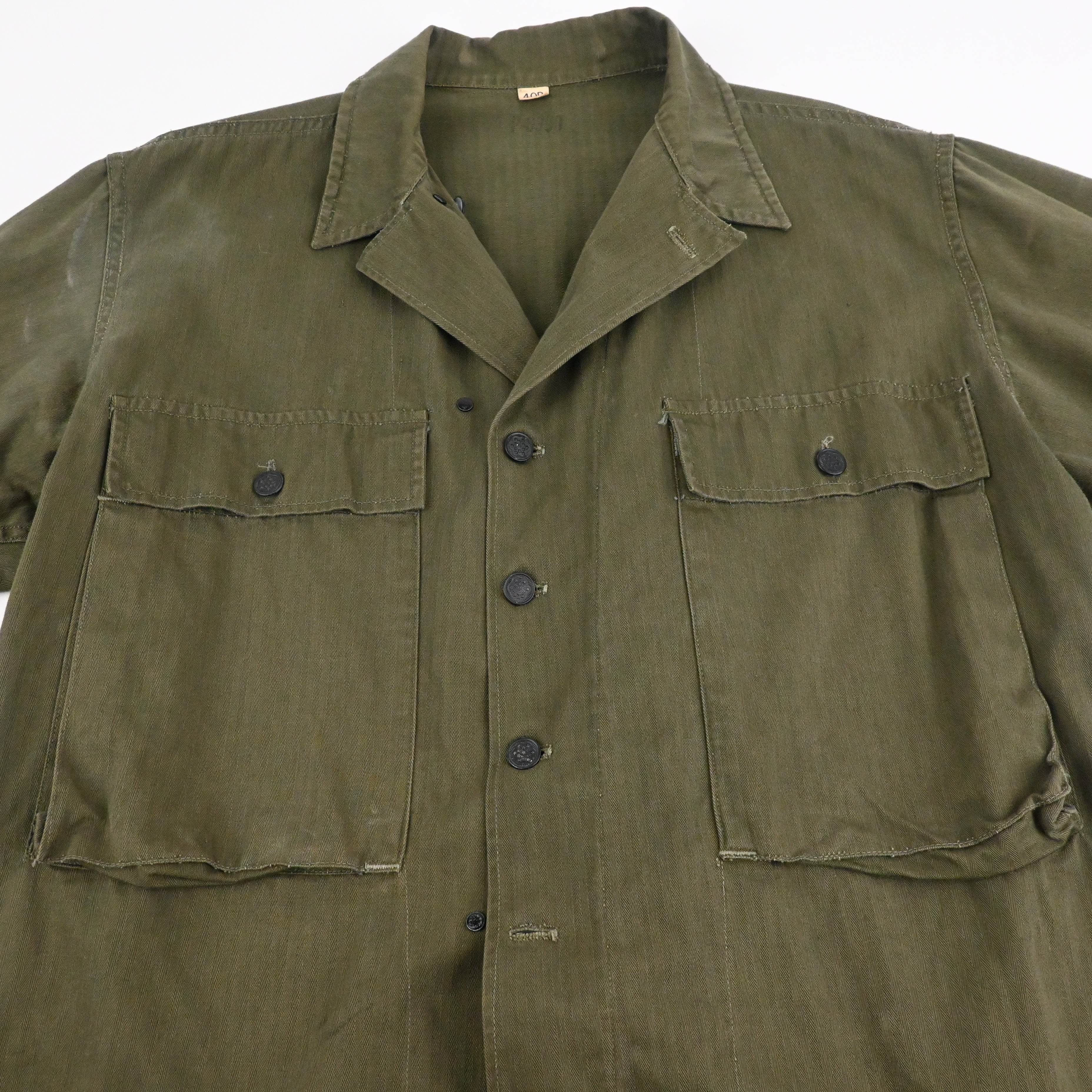 40's US ARMY M-43 UTILITY JACKET HBT SIZE 40