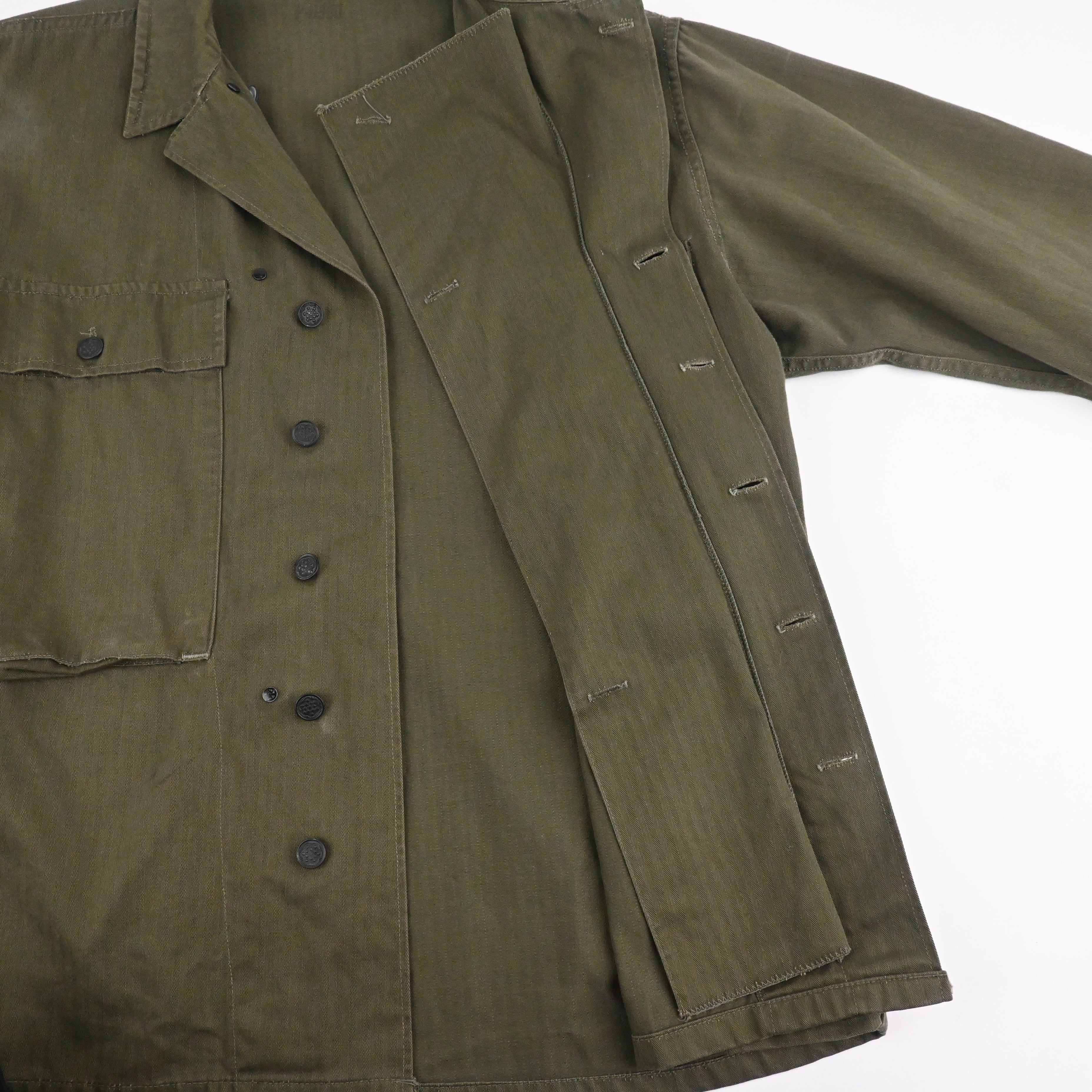 40's US ARMY M-43 UTILITY JACKET HBT SIZE 40