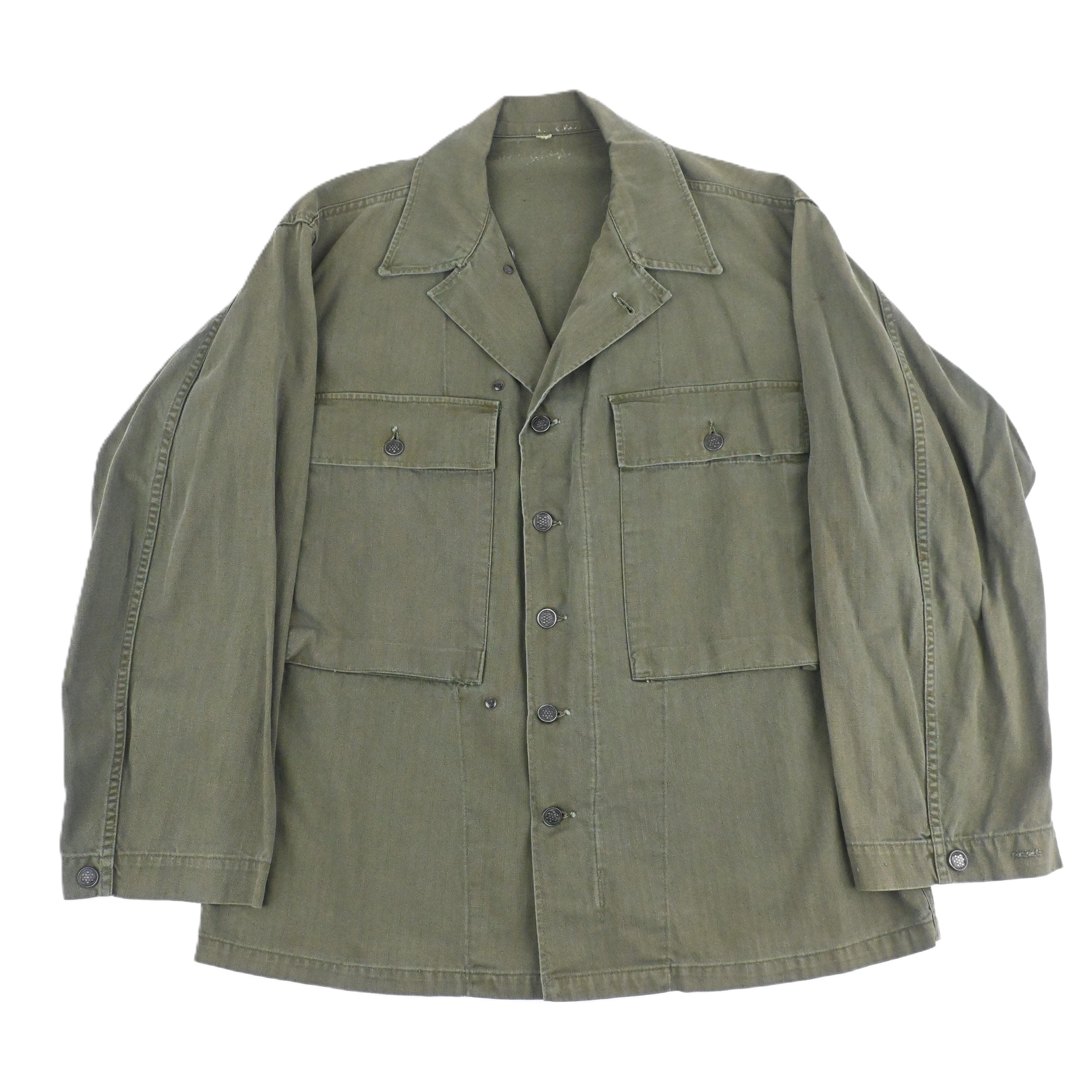 40's US ARMY M-43 UTILITY JACKET HBT SIZE 38~40