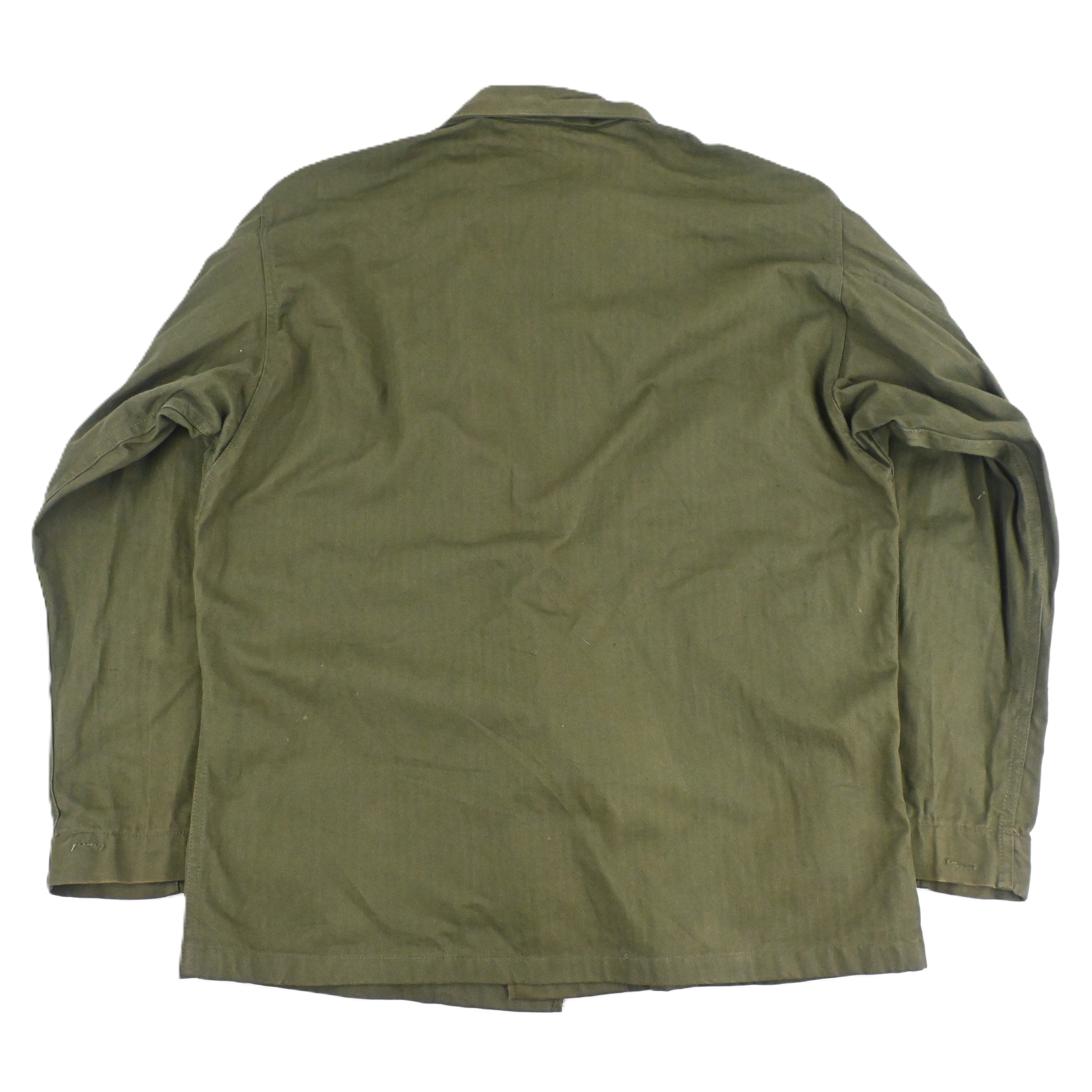 40's US ARMY M-43 UTILITY JACKET HBT SIZE 38 NON WASH